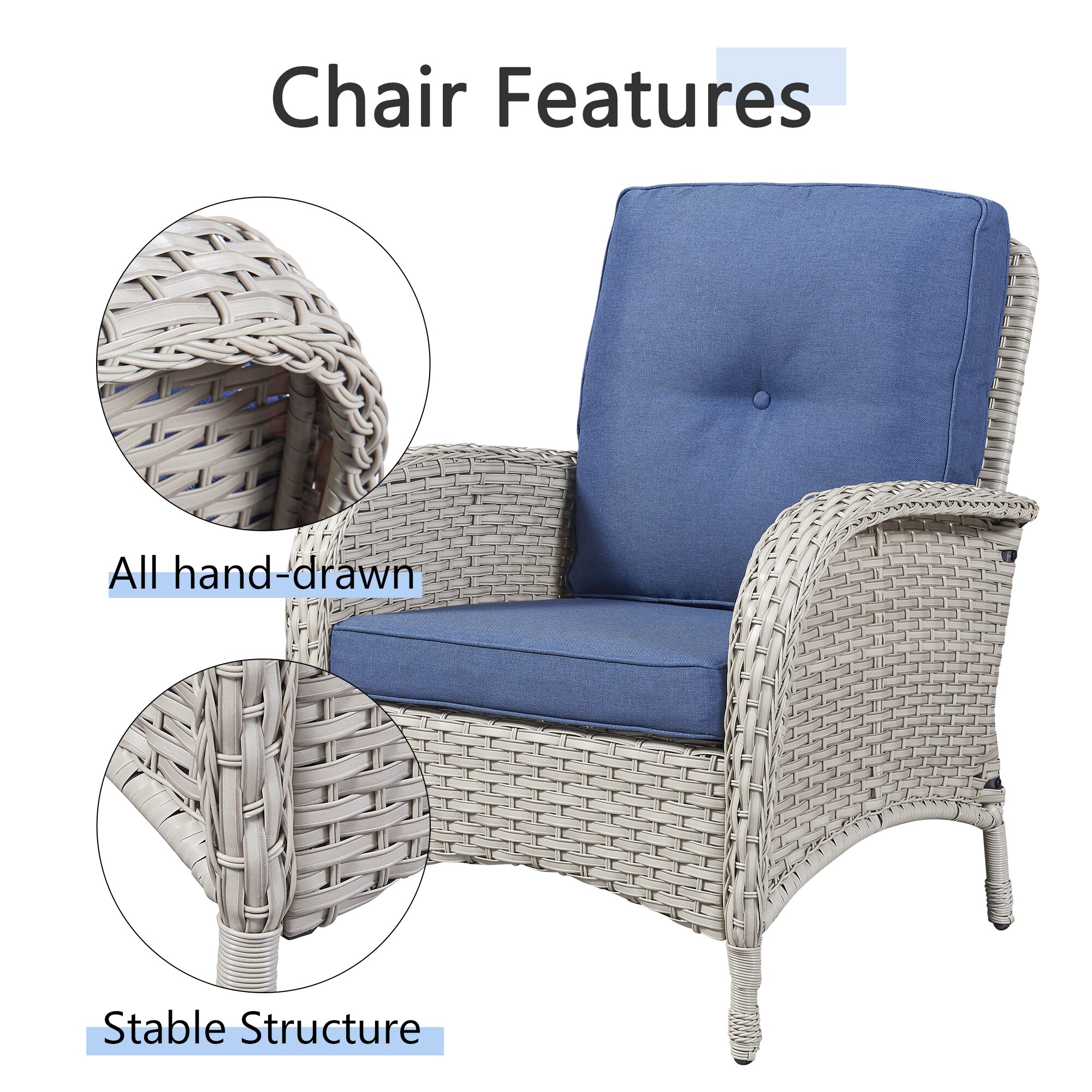 Rilyson FS045-1 Patio-Chairs - View #2
