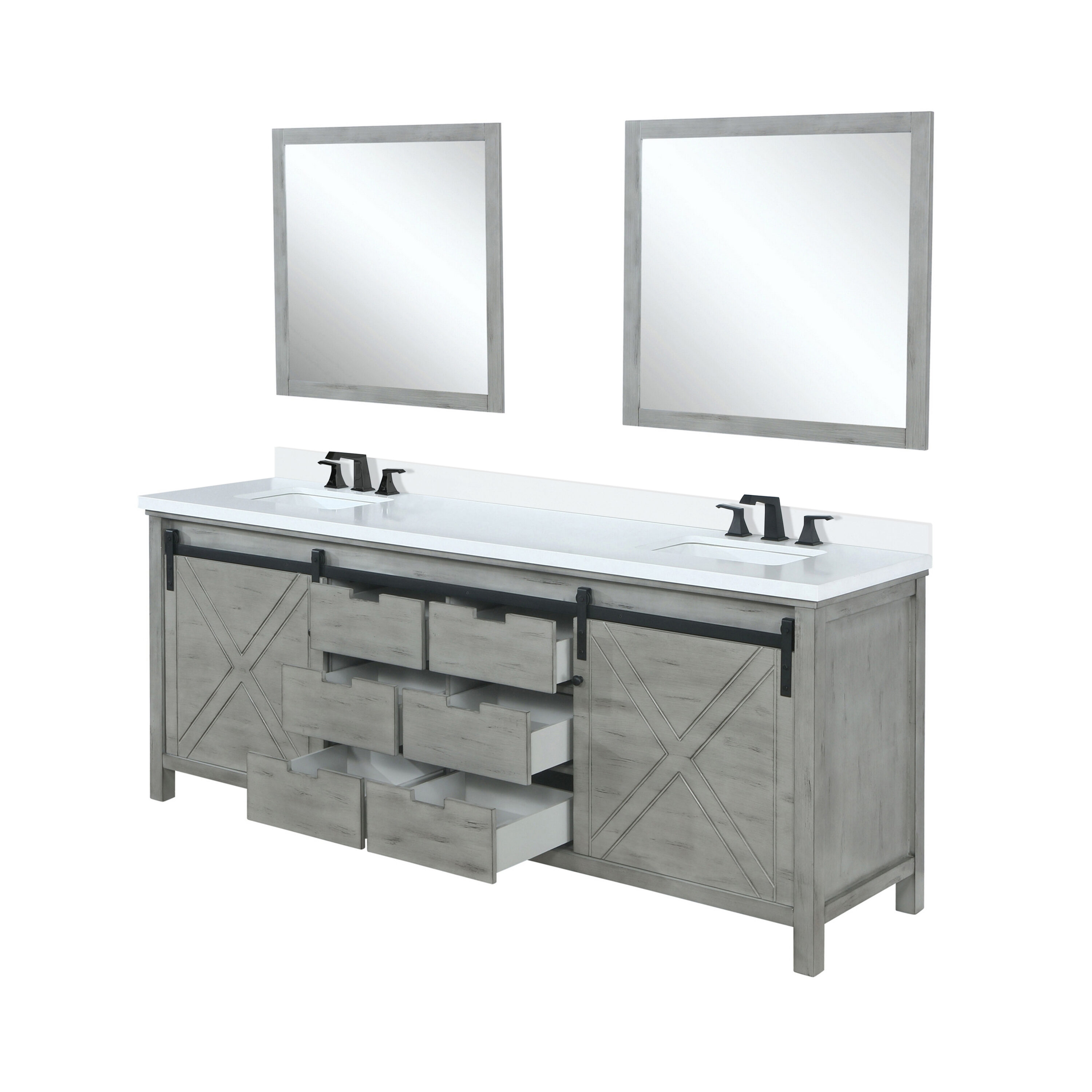 Lexora LVM80DH311 Bath-Vanity-Combo - View #3