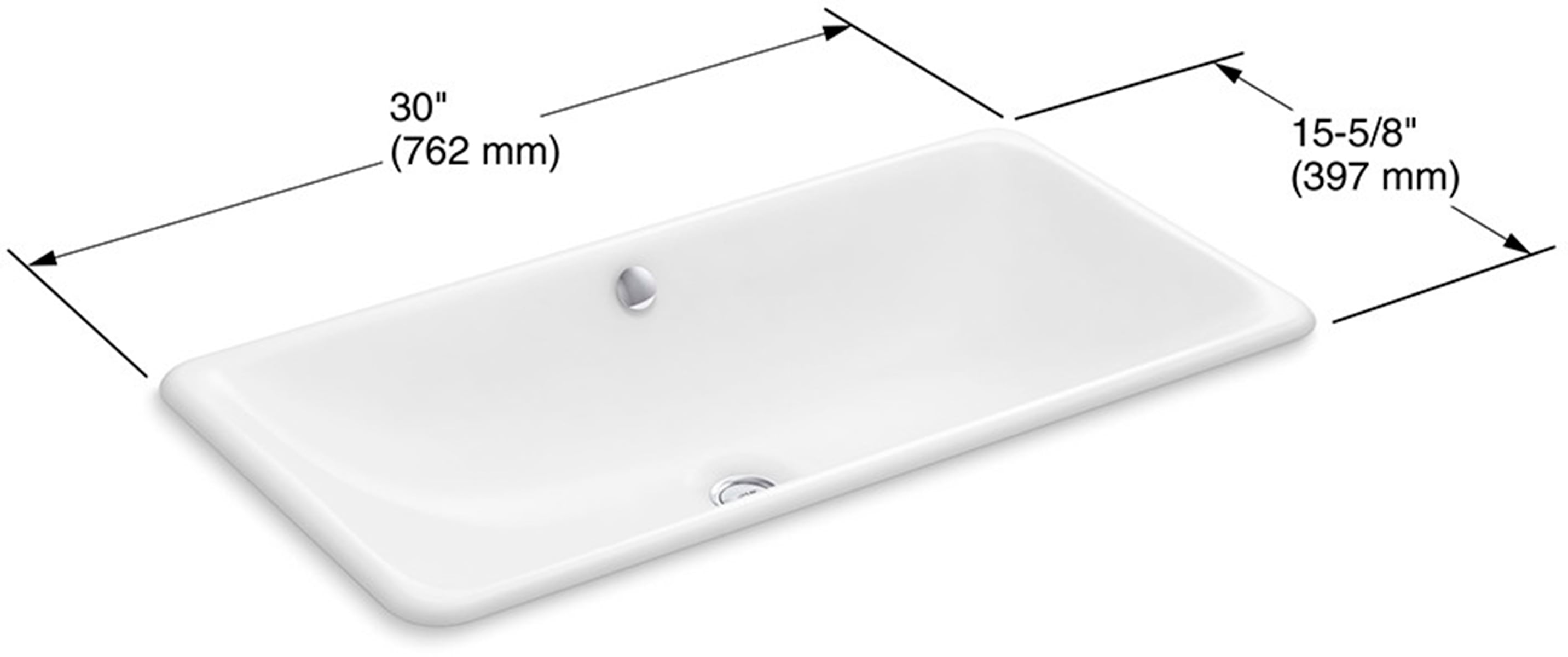 KOHLER K-20212-0 Bath-Sink - View #2