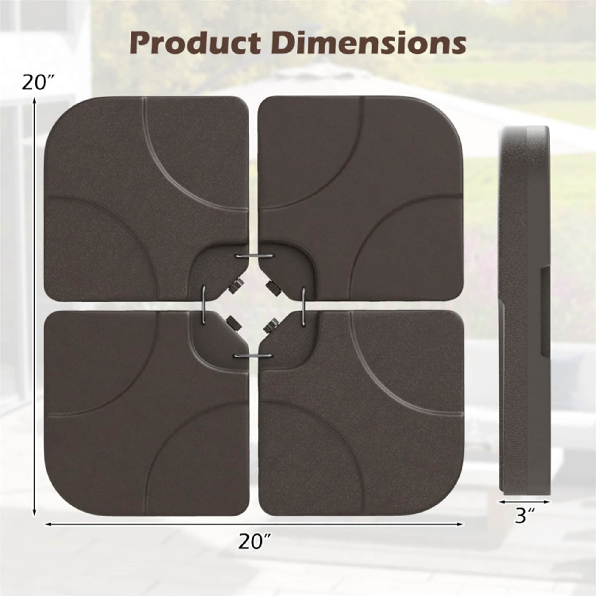 BABOOM BOM-OP3509C-CO Umbrella-Bases - View #6