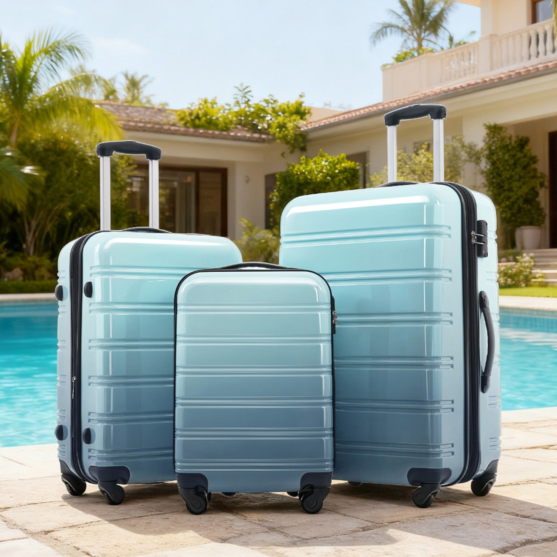 SINOFURN SYD9400010BK Luggage-And-Luggage-Sets - View #2