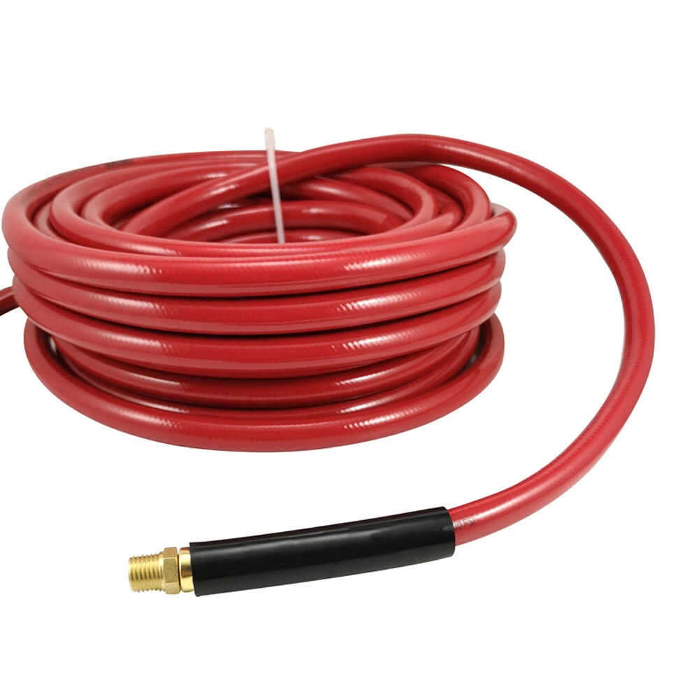 DYNAMIC POWER Rubber Air Hose 3/8 In X 50 Ft 300 Psi Red in the Air  Compressor Hoses department at