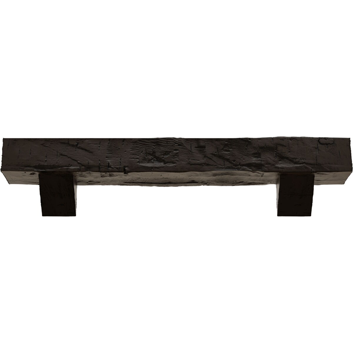 Ekena Millwork MANUHH06X10X72BKZW Mantel-Shelves - View #2