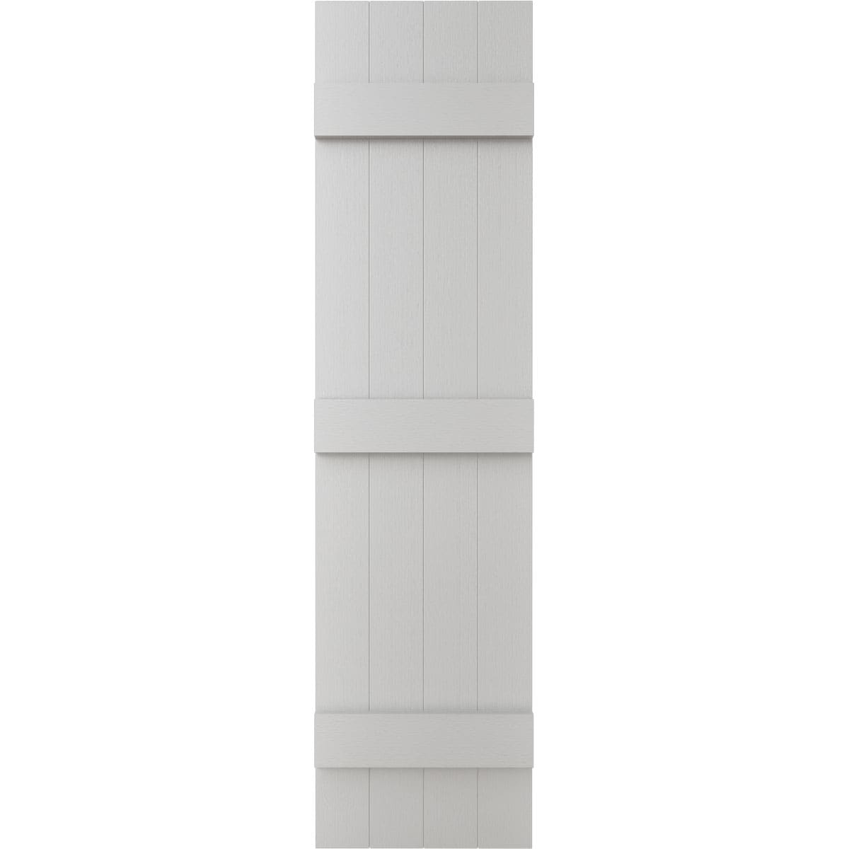 Ekena Millwork LJ4S14X06300WH 14-in W x 63-in H White Paintable/Stainable Board and batten Exterior Shutters ( 2 -Pack )