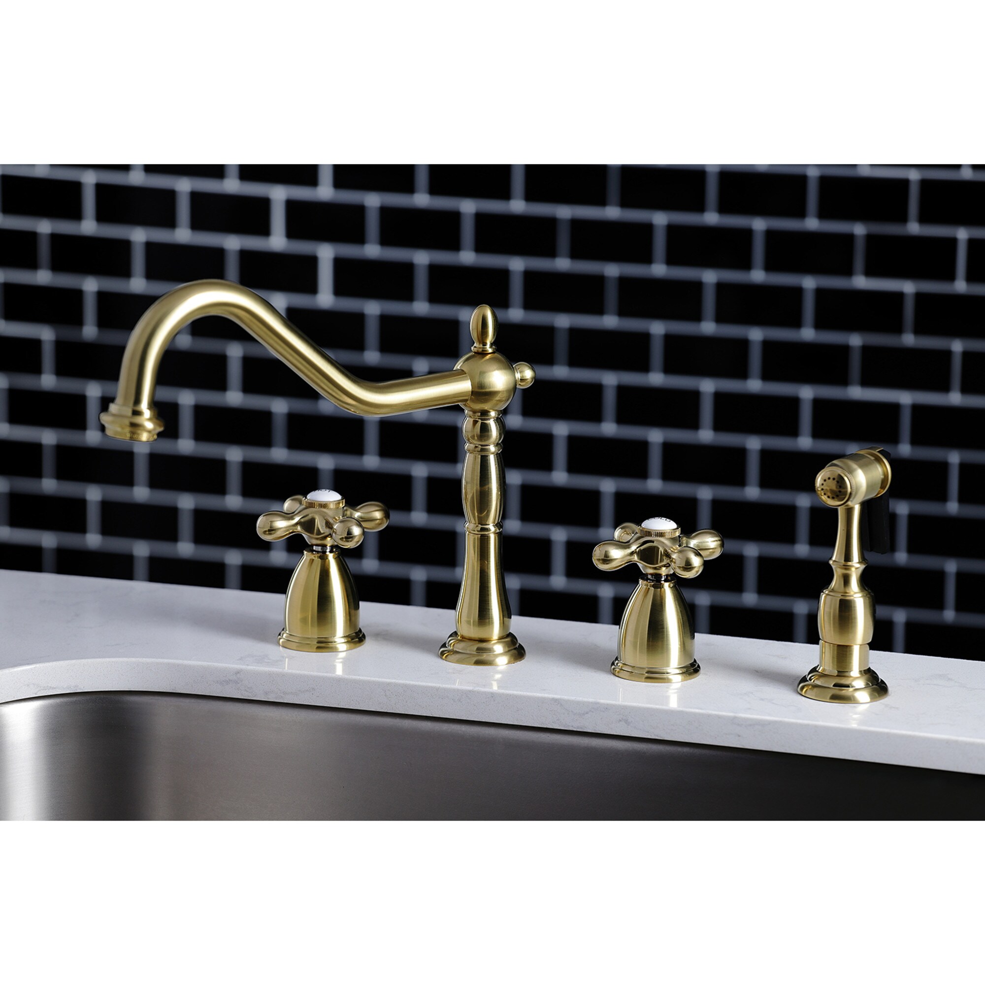 Kingston Brass WLKB1797AXBS Kitchen-Faucets - View #4
