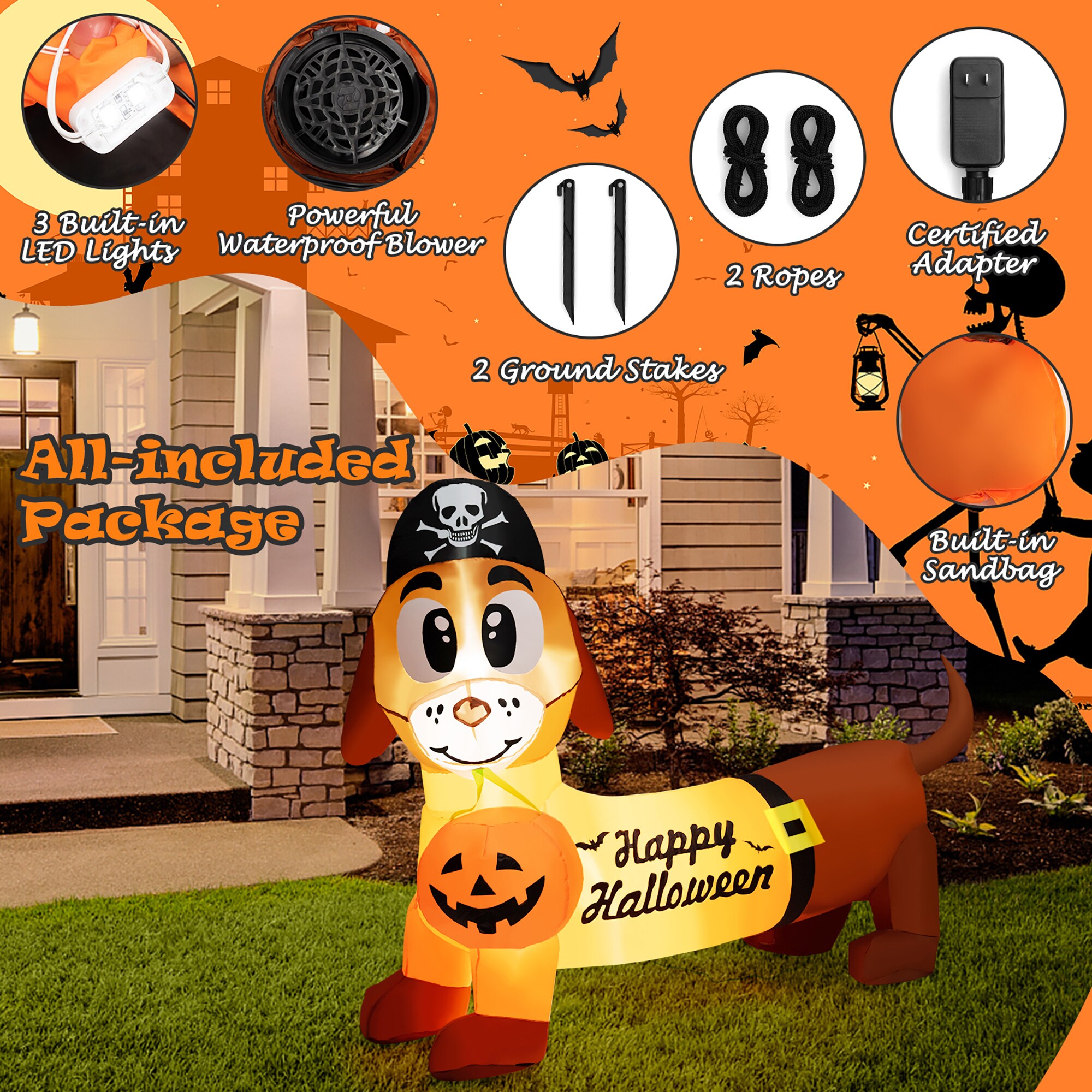 Costway CM24013US Outdoor-Halloween-Decor - View #2