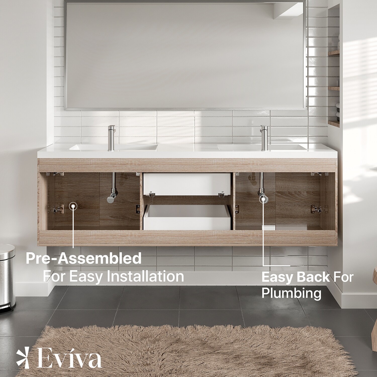 Eviva EVVN404-72WHOK Bath-Vanity-Combo - View #6
