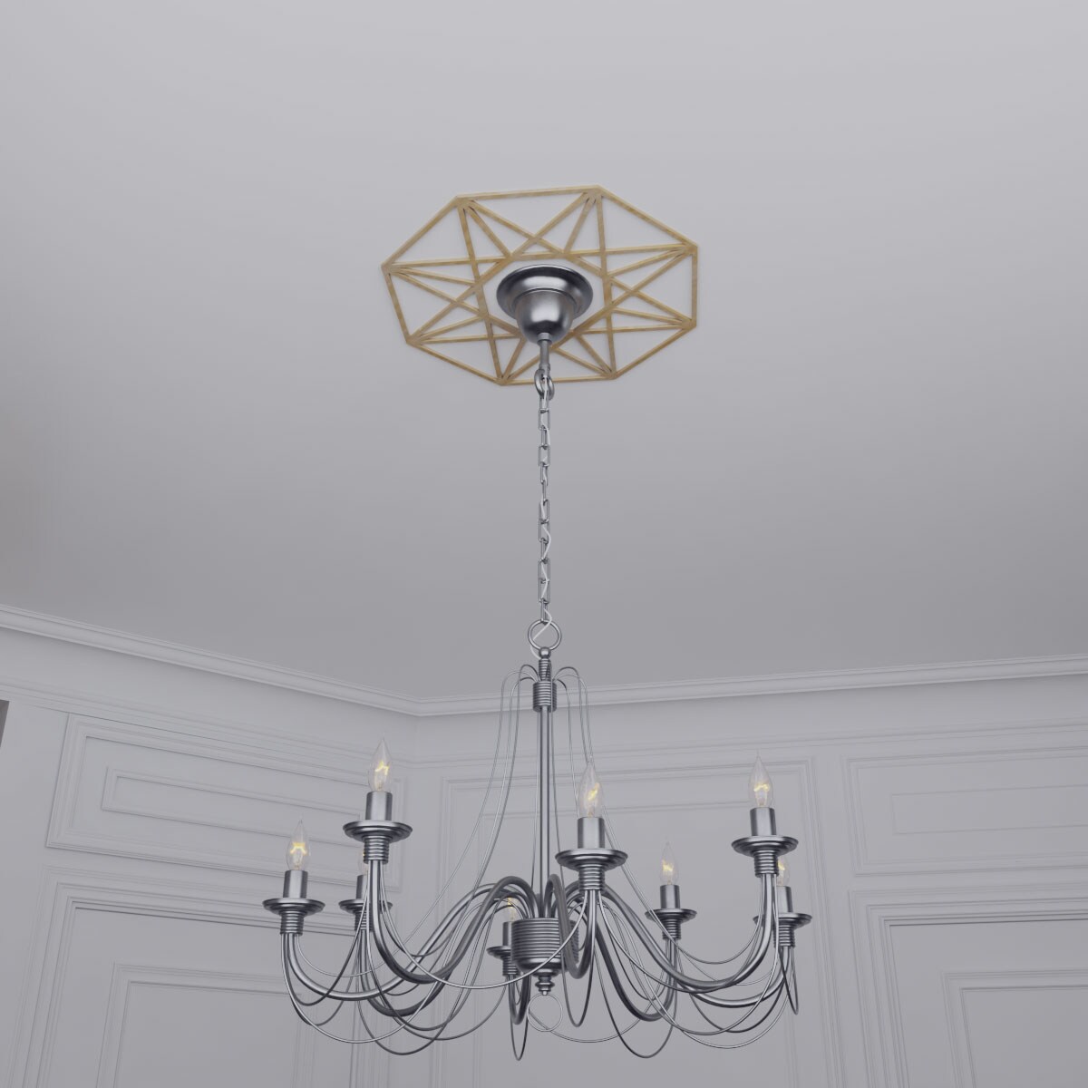 Ekena Millwork CMWP16X16X0375GDBI Ceiling-Medallions - View #11