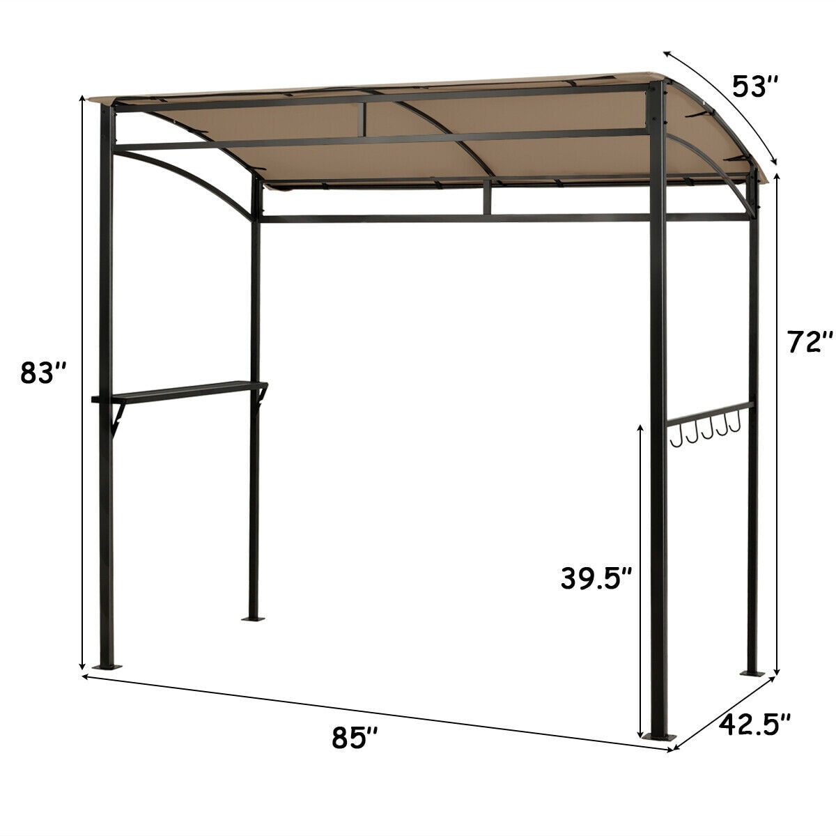 Ayelon CV00061CF Wood-Resin-Gazebos - View #5