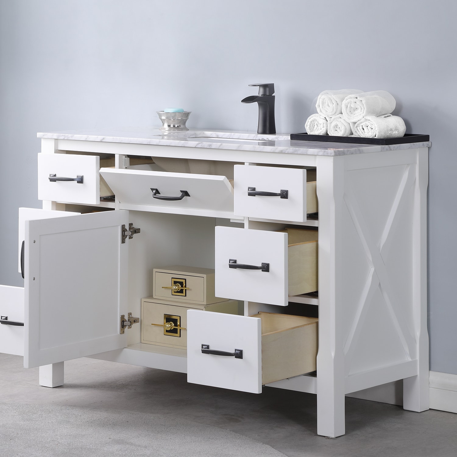 Altair 535048-WH-CA-NM Bath-Vanity-Combo - View #7