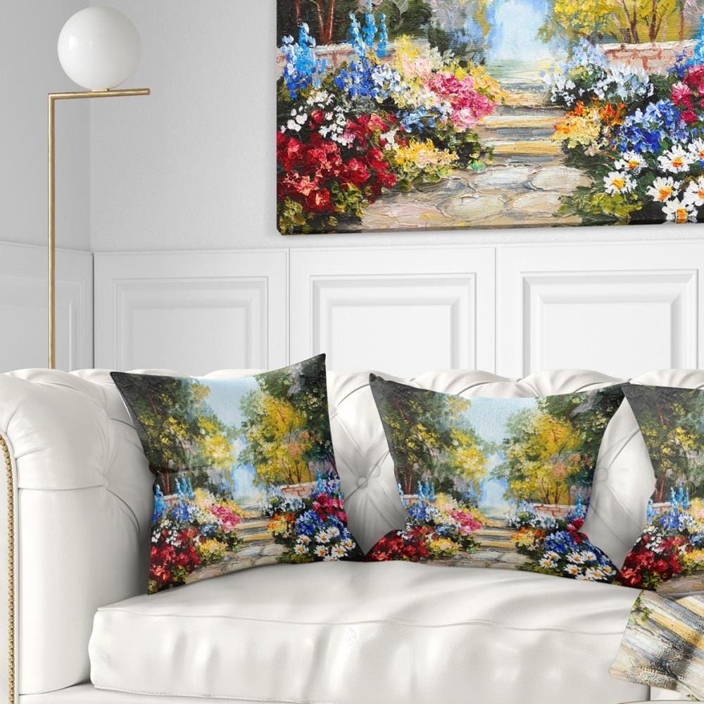 Designart CU6028-16-16 16-in x 16-in Green Indoor Decorative Pillow