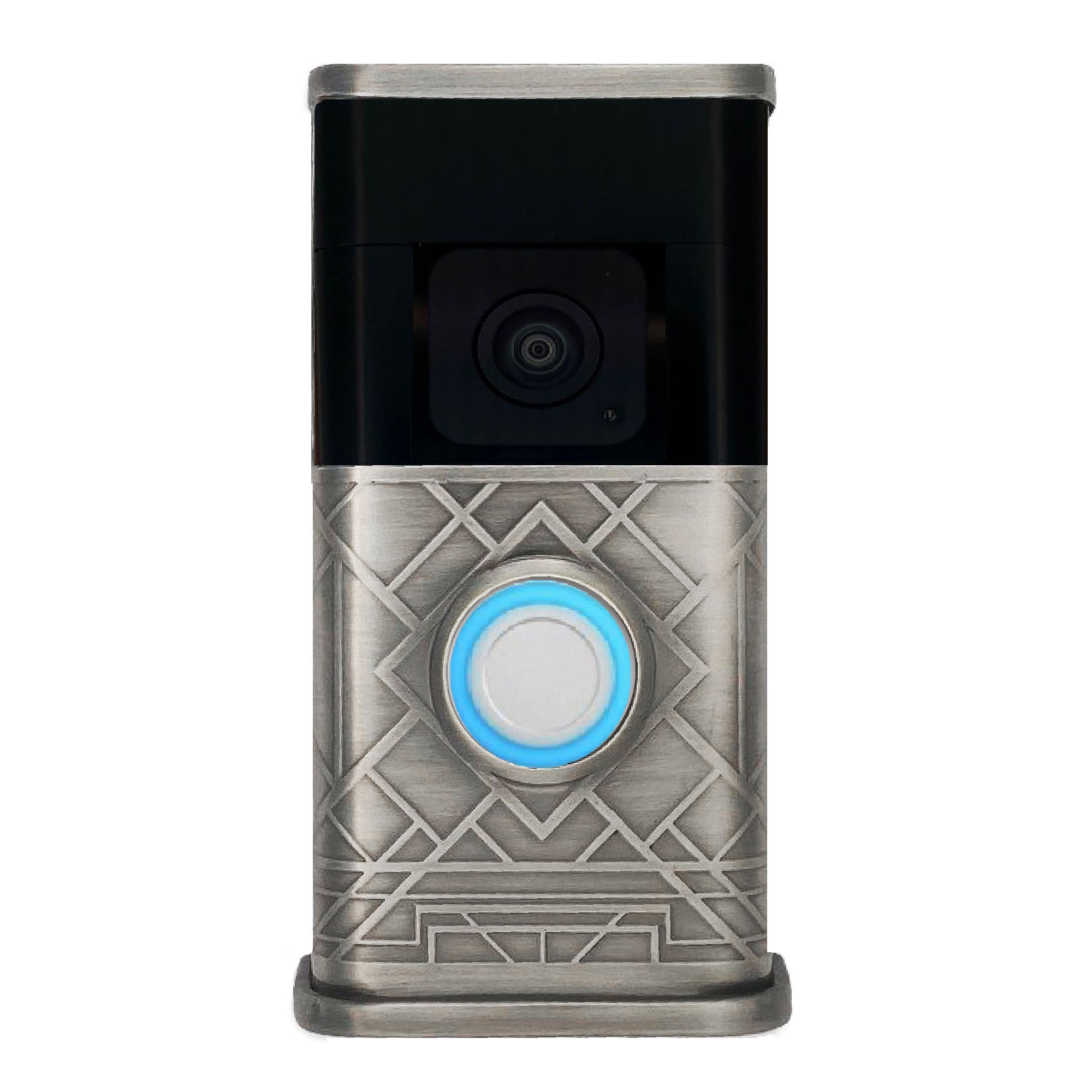 Michael Healy MHVR30035 Video Doorbell Decorative Covers (R3 Collection) Gray Doorbell skin