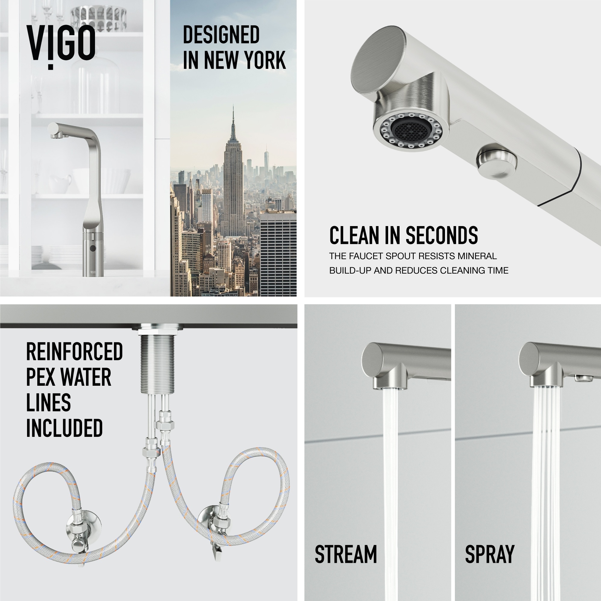 VIGO VG02039STS Kitchen-Faucets - View #7