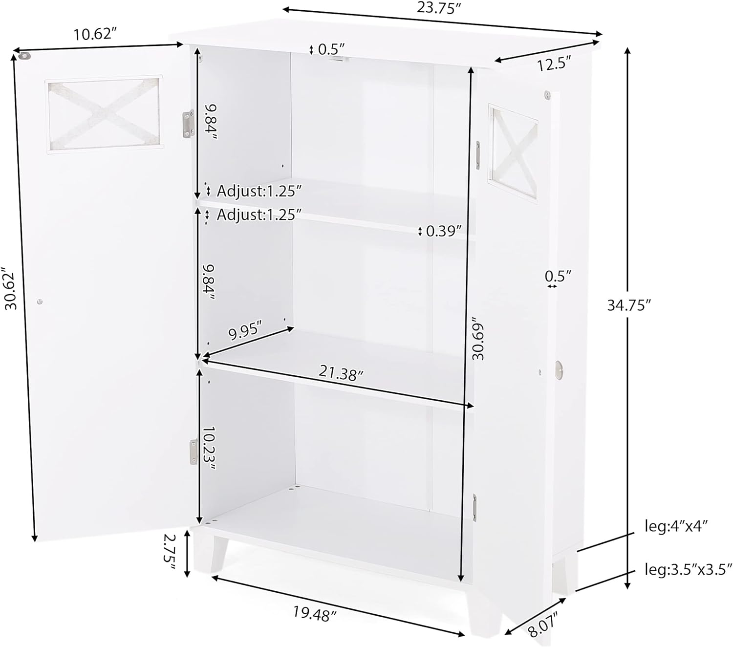 Siavonce ZX-690322 Linen-Cabinets - View #3