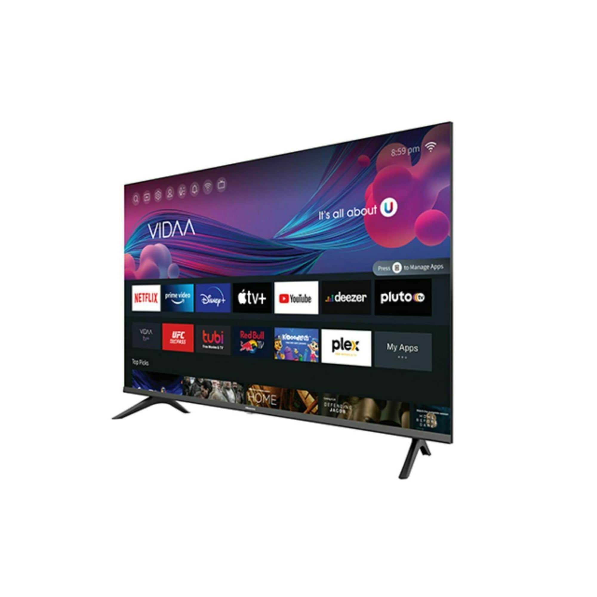 Televisión JVC de 65 QLED 4K UHD TV Smart Android 