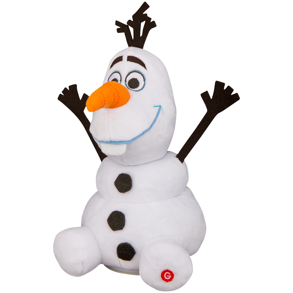 Disney Frozen Olaf Plush Stuffed Animal Toy 12 inches Approximately Very  light Snowflakes on Body and Feet