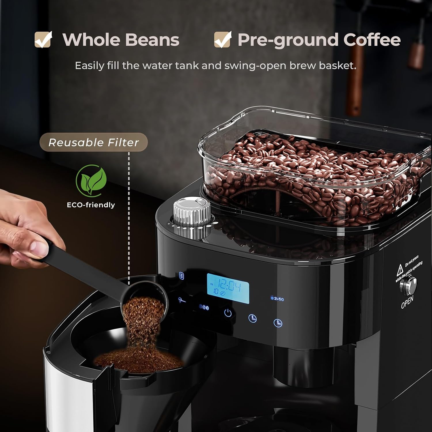 Kismile 80025KCM0-BLACK Coffee-Makers - View #6