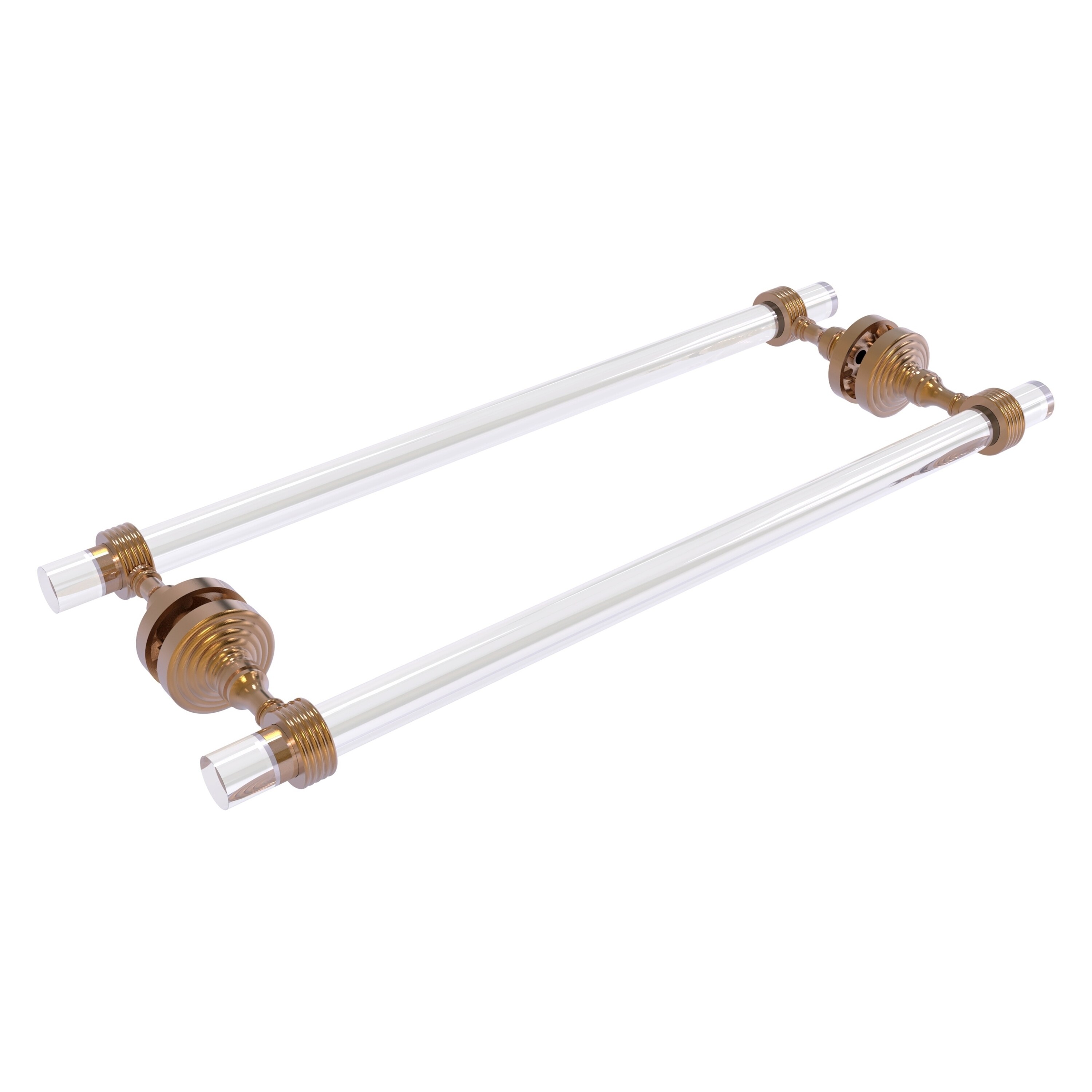Allied Brass PG-41G-BB-18-BBR Pacific Grove 18-in double Brushed Bronze Wall mount Double Towel Bar