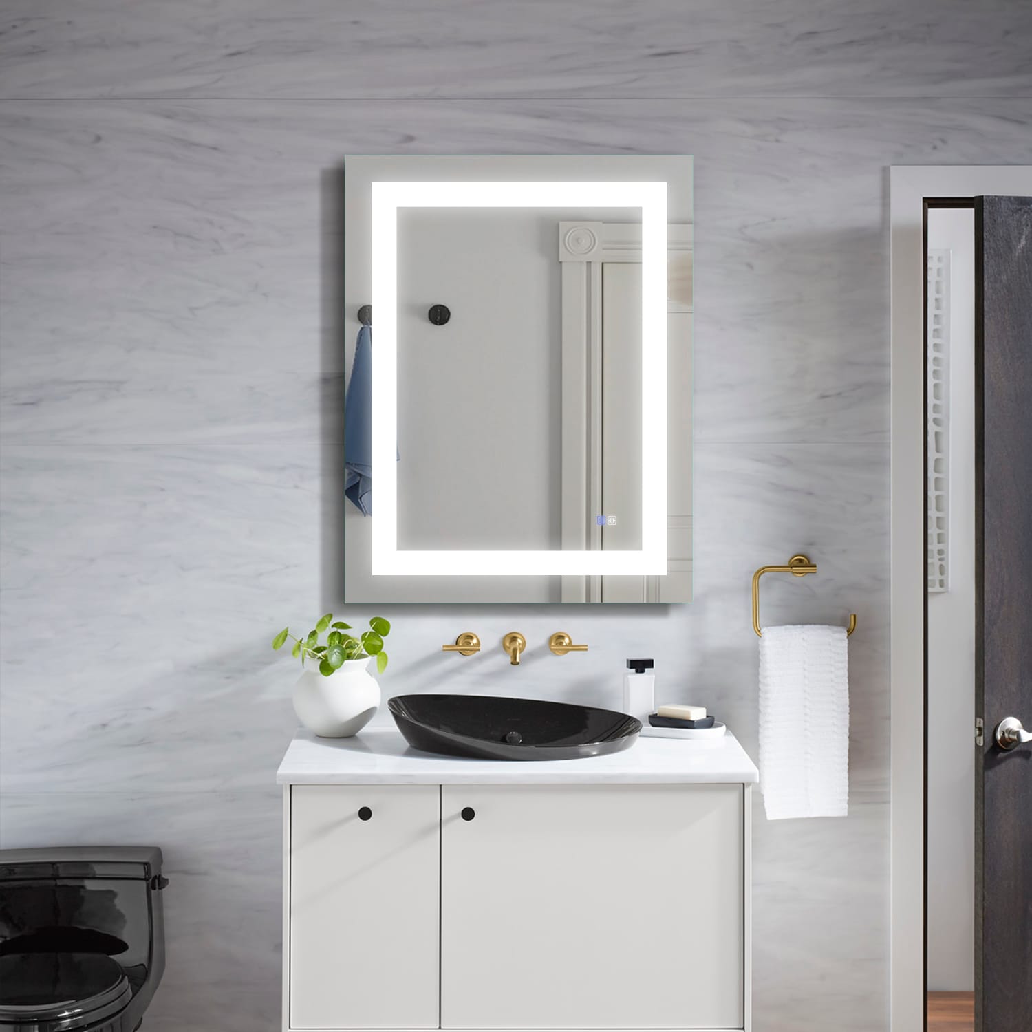 Forclover JSEXHY2836-4X Framed-Bath-Mirrors - View #3