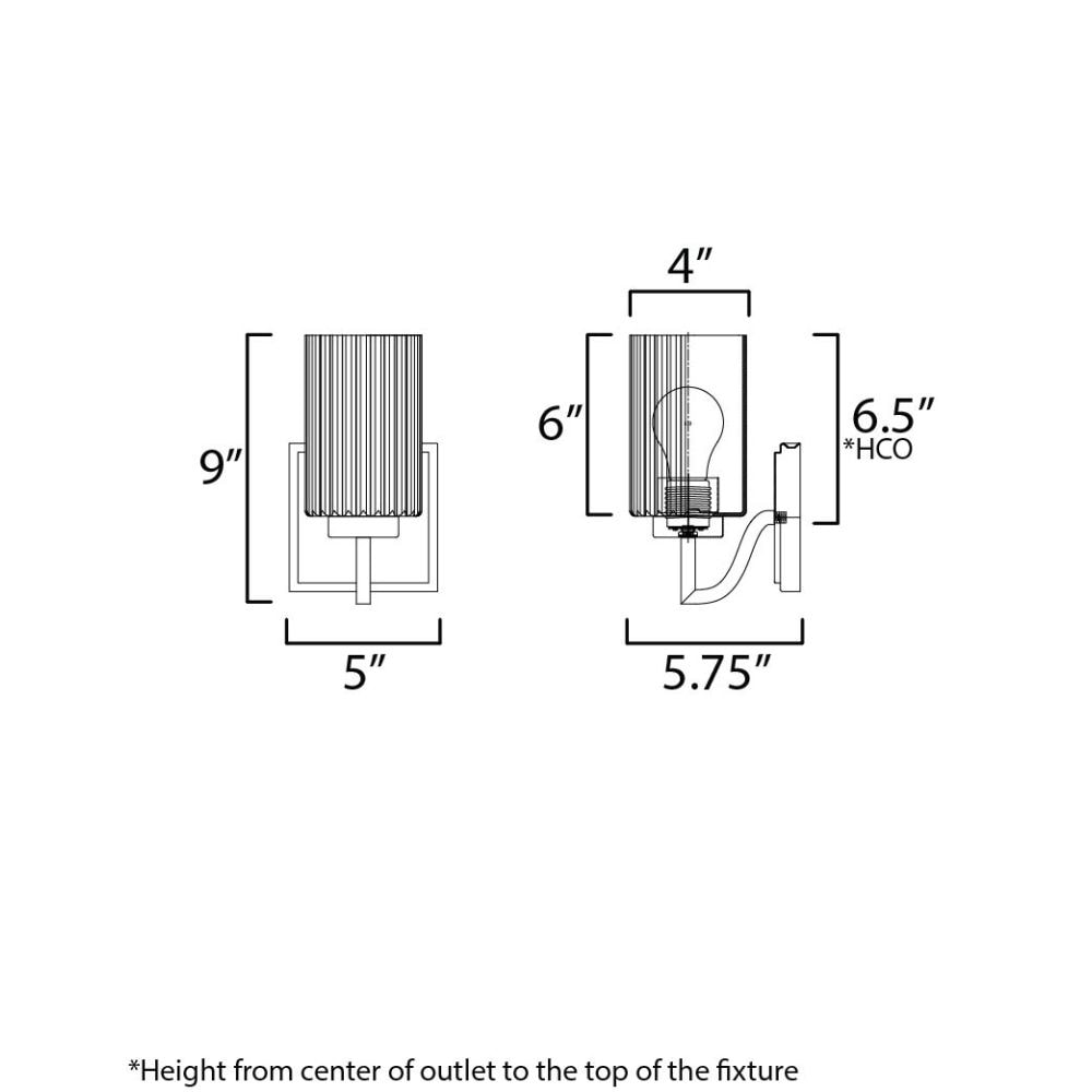 Maxim Lighting 21371CRBK b090000 - View #3