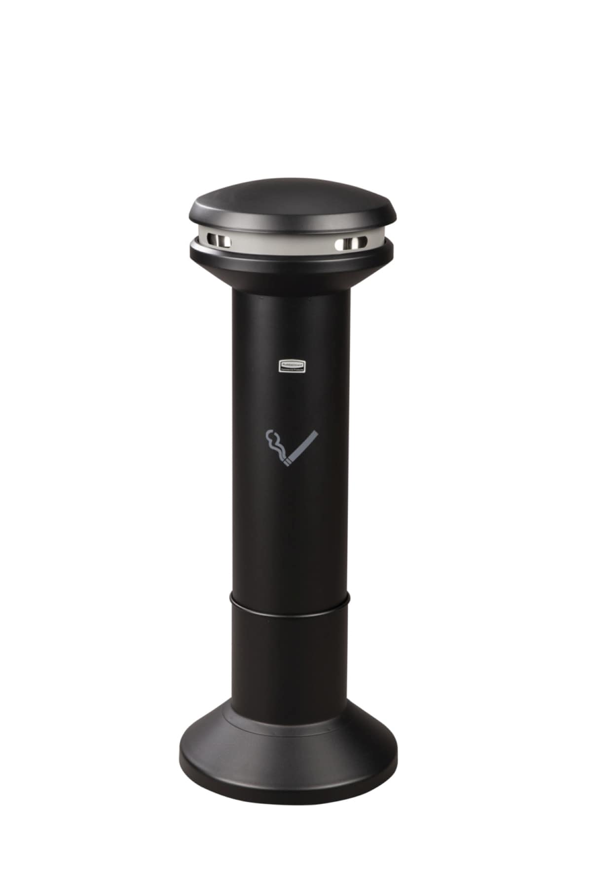 Rubbermaid Commercial Products FG9W3400BLA INFINITY Black Smoking Receptacle