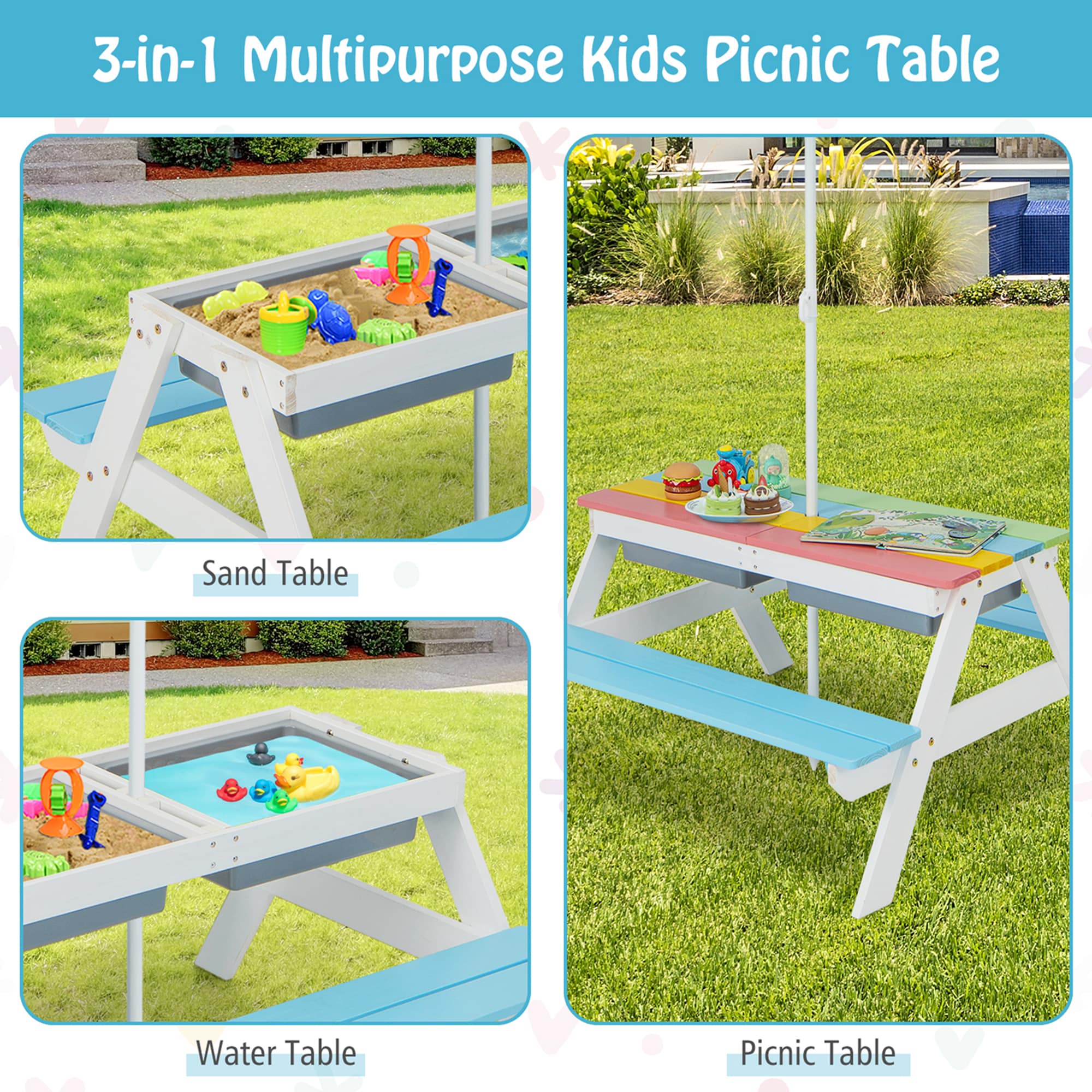 Costway LWS00081 Patio-Tables - View #5