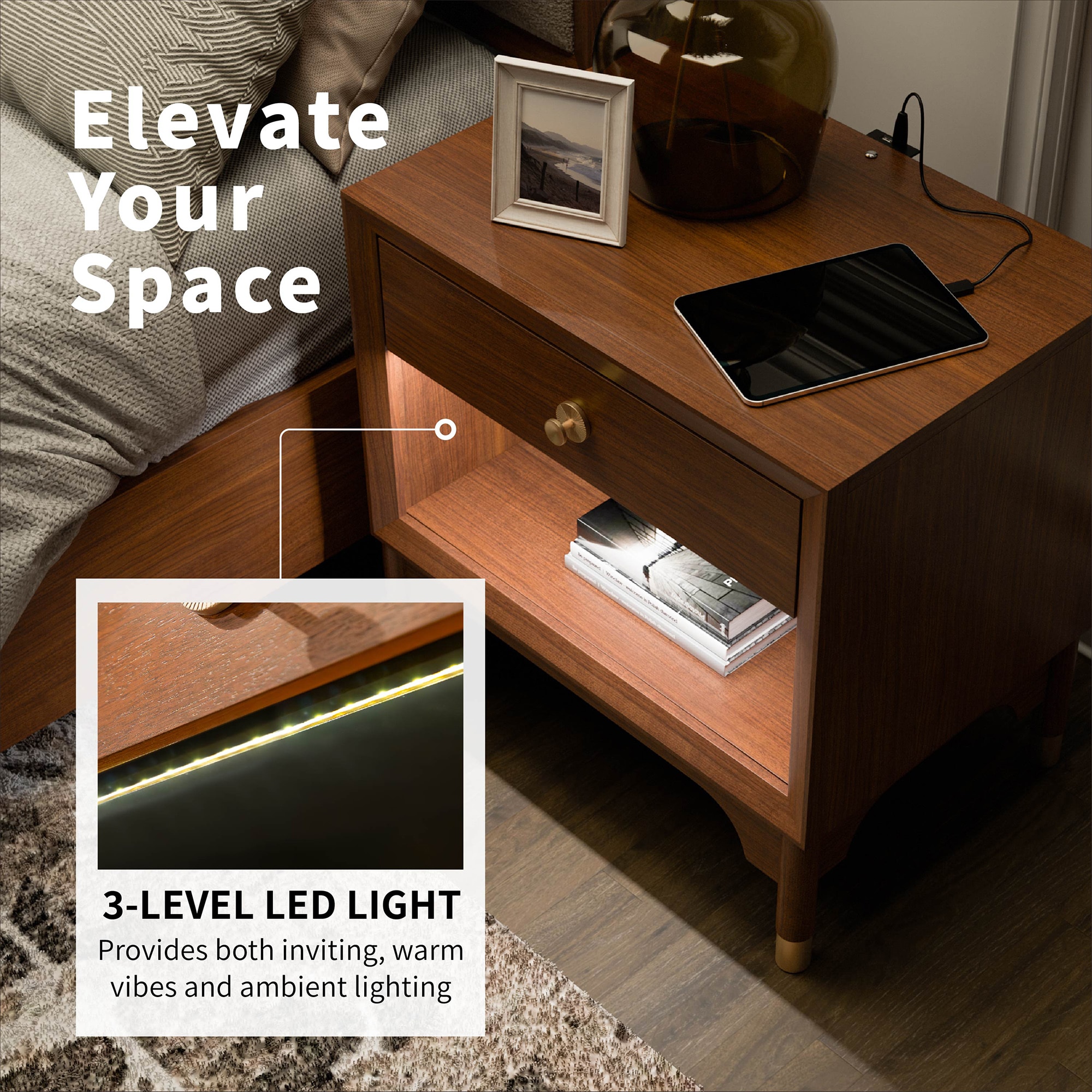 Furniture of America IDF-74000WN-N nightstands - View #17