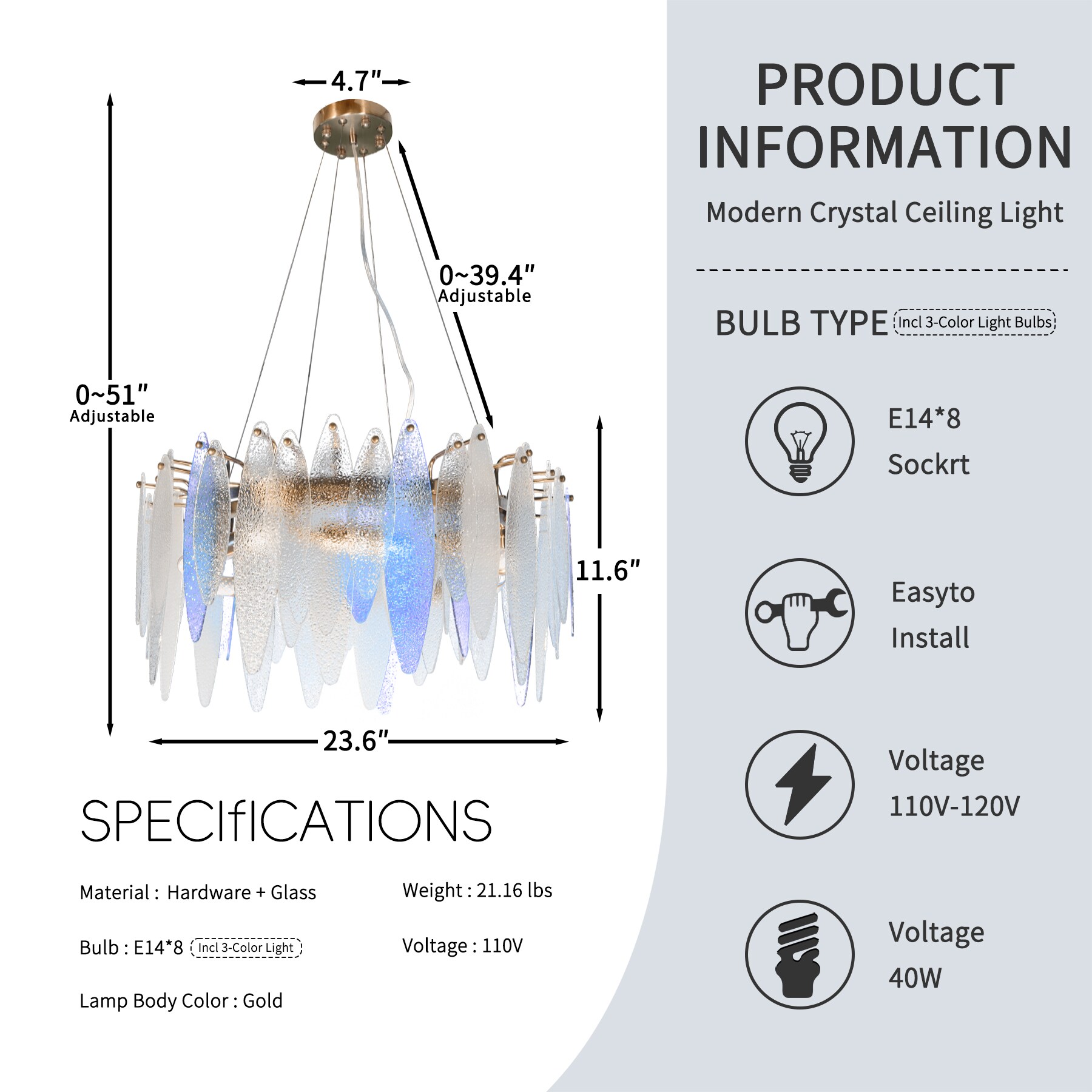 EFPERFECT MPN-DS-DY104 Pendant-Lights - View #5