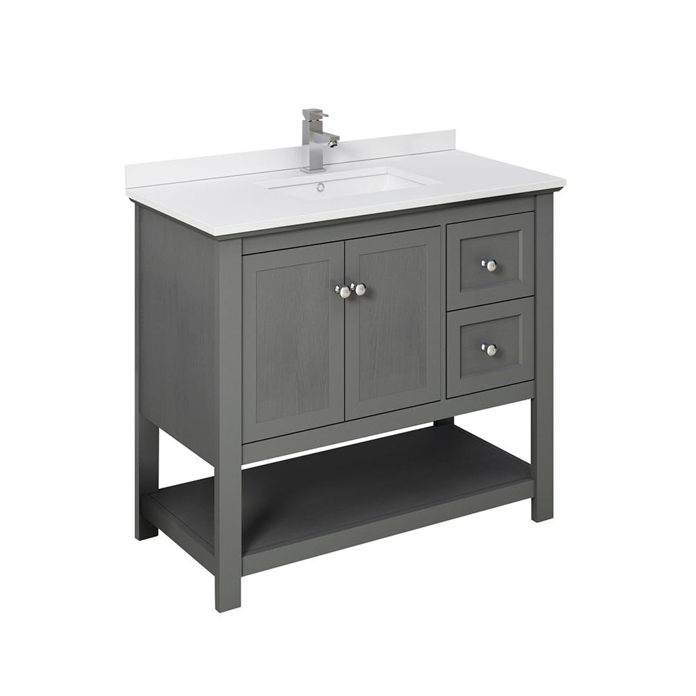 Fresca FCB2340VG-CWH-U Bath-Vanity-Combo - View #2