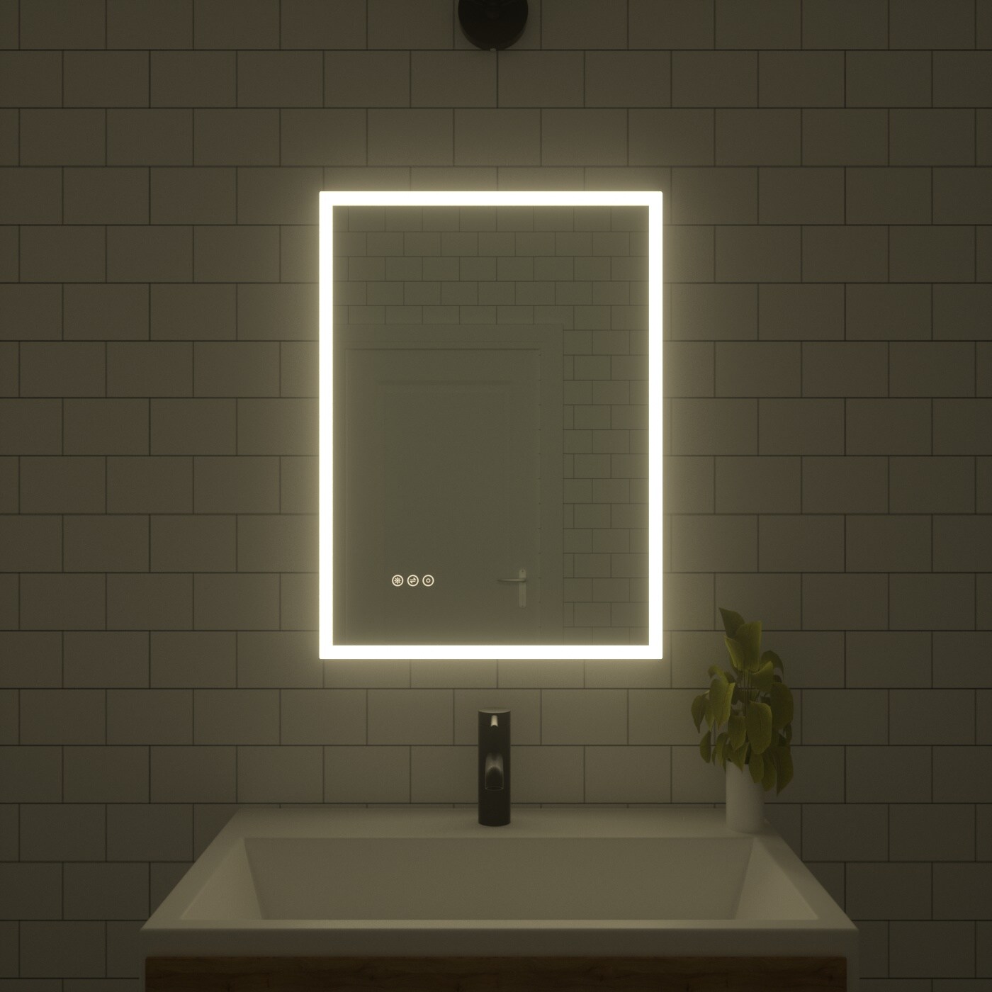 Bayfeve BFKF-2230C4-MIR Framed-Bath-Mirrors - View #16