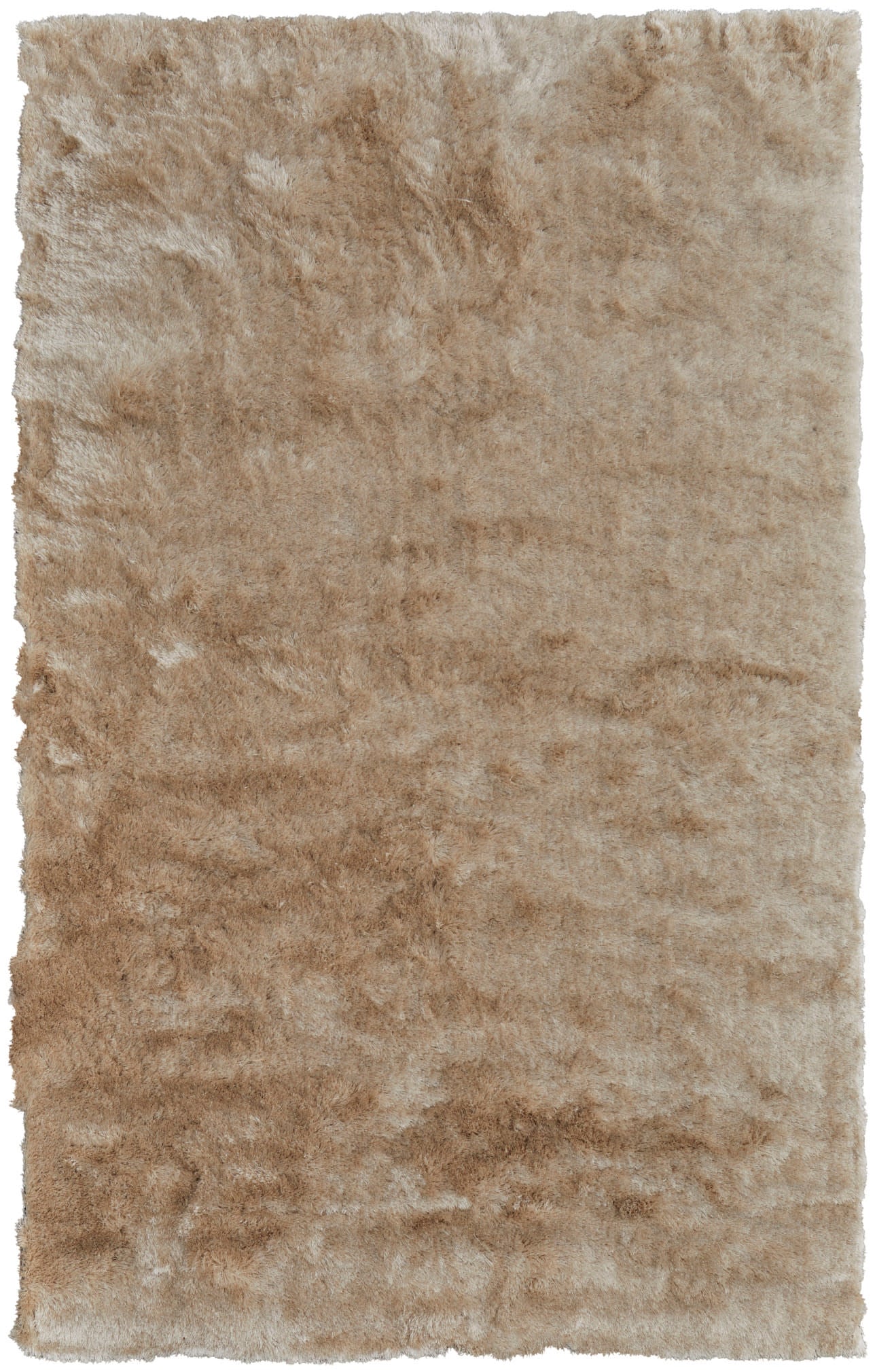 Room Envy 494R4550GLD000I26 2 x 6 (ft) Tufted Polyester Brown/Tan Rectangular Indoor Solid Runner rug