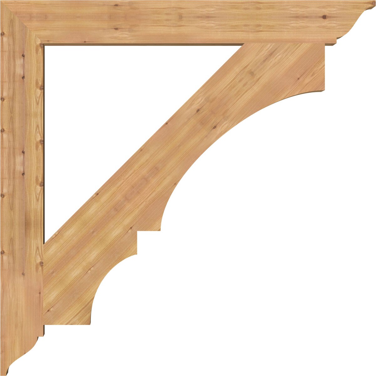 Ekena Millwork BKT06X48X48BOA01SWR Exterior-Brackets-Braces - View #3