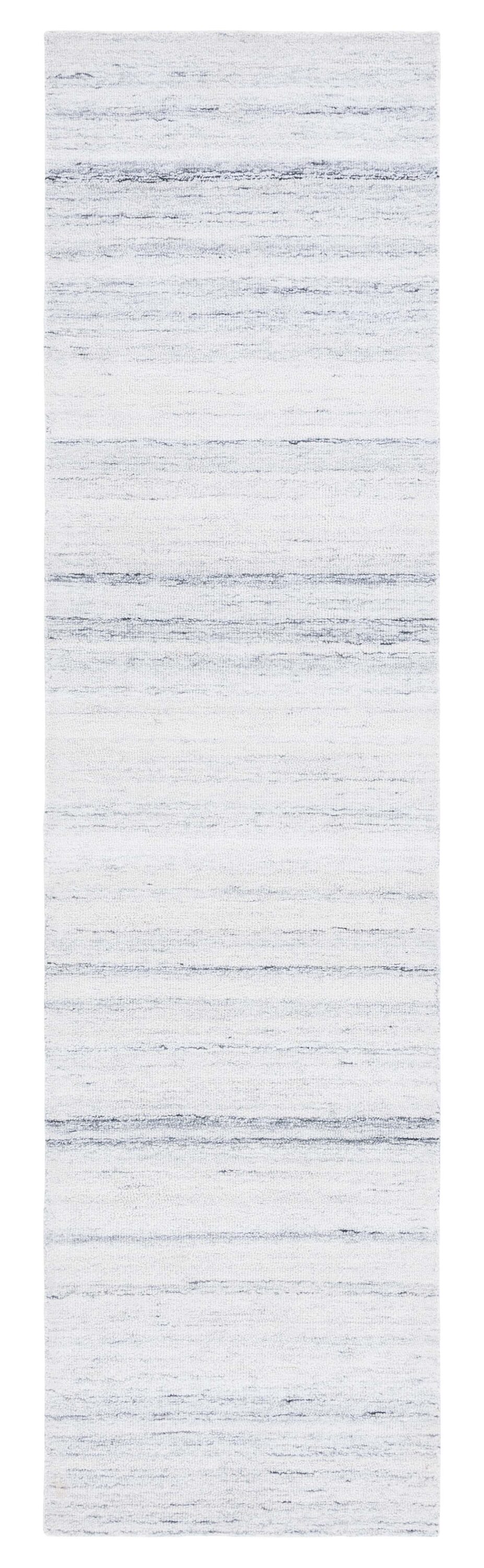 Safavieh OMP101A-29 2 x 9 (ft) Loomed Ivory Rectangular Indoor/Outdoor Stripe Mid-Century Modern Runner rug