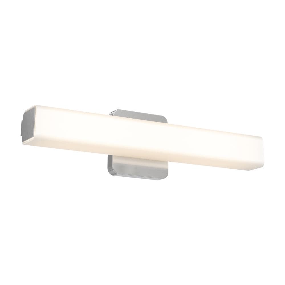 DALS Lighting LEDVAN001-CC-18SN Ledvan 18-in 2-Light Satin Nickel LED Modern/Contemporary Vanity Light