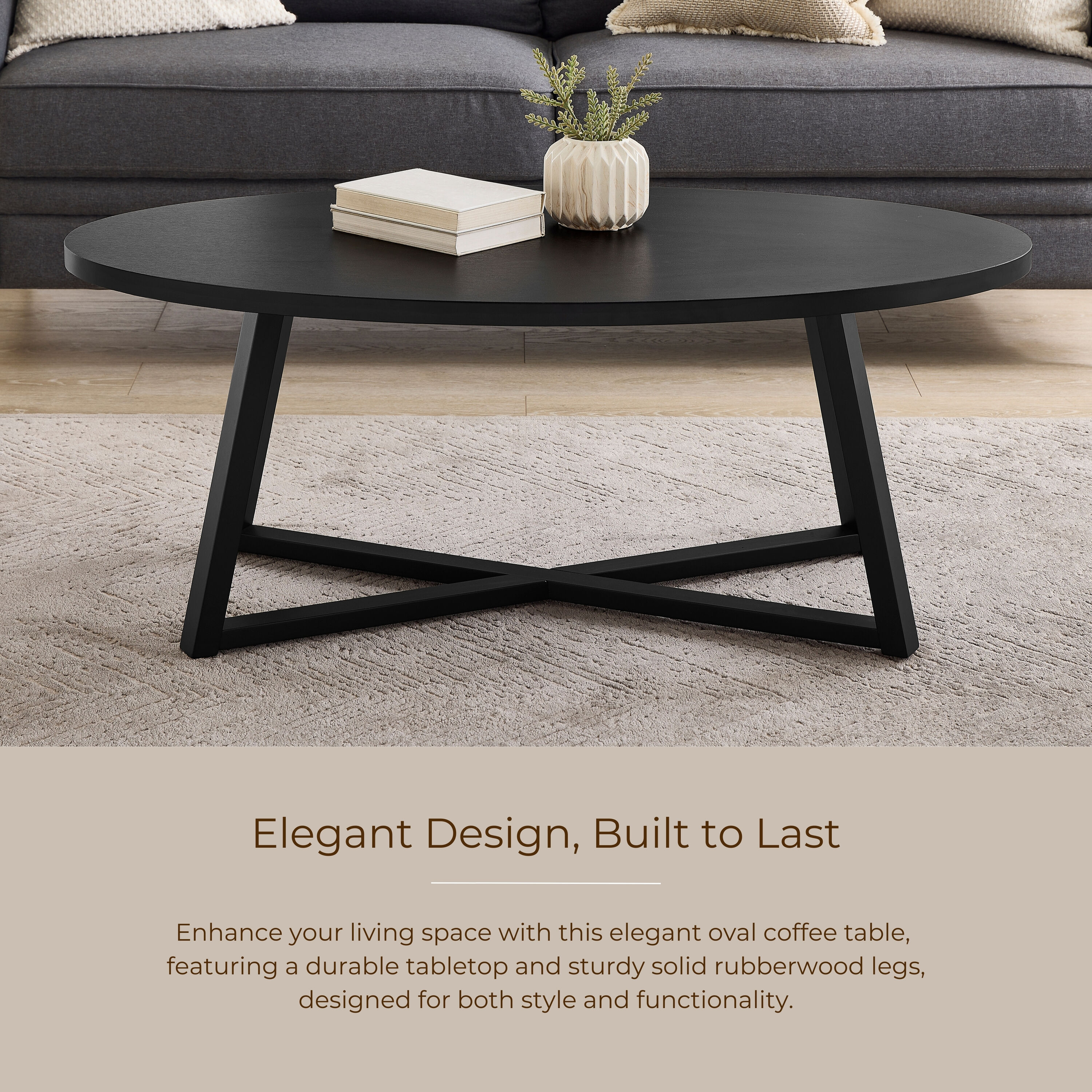 Roundhill Furniture OC0165BK Coffee-Tables - View #6