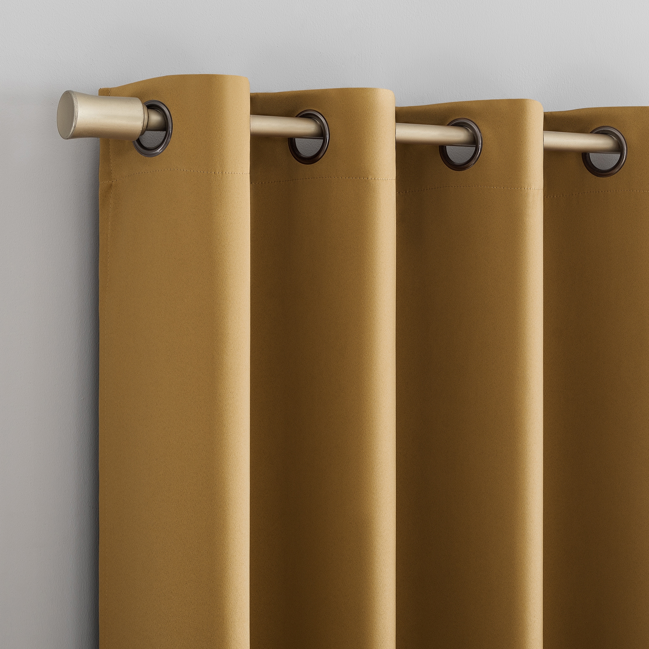Gold 52"x63" Blackout Grommet Curtain Panel
