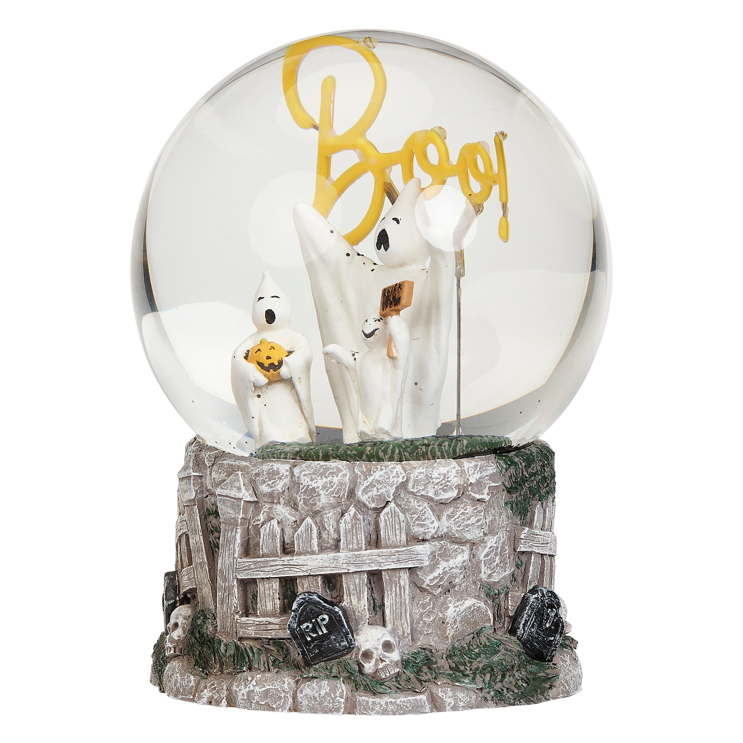 Roman 6.5-in Freestanding Lighted Boo Figurine