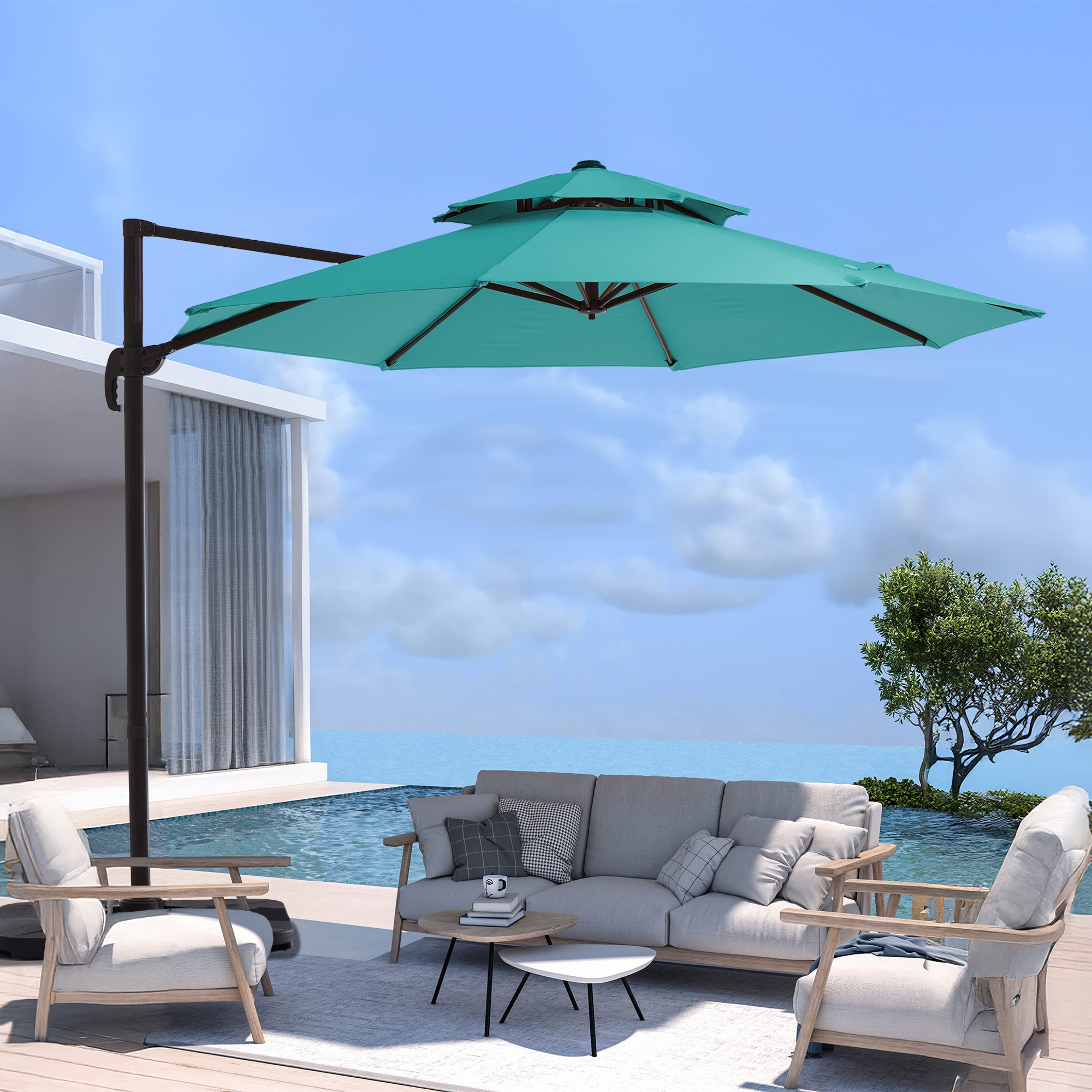 JEAREY JE-LKXLM-10FT-PB Umbrellas-2 - View #2