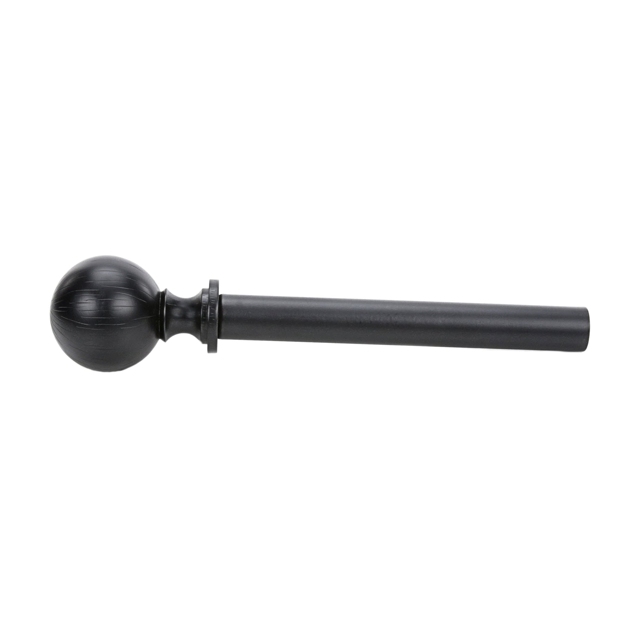allen + roth 72-in to 144-in Dark-brass Steel Single Curtain Rod with  Finials in the Curtain Rods department at