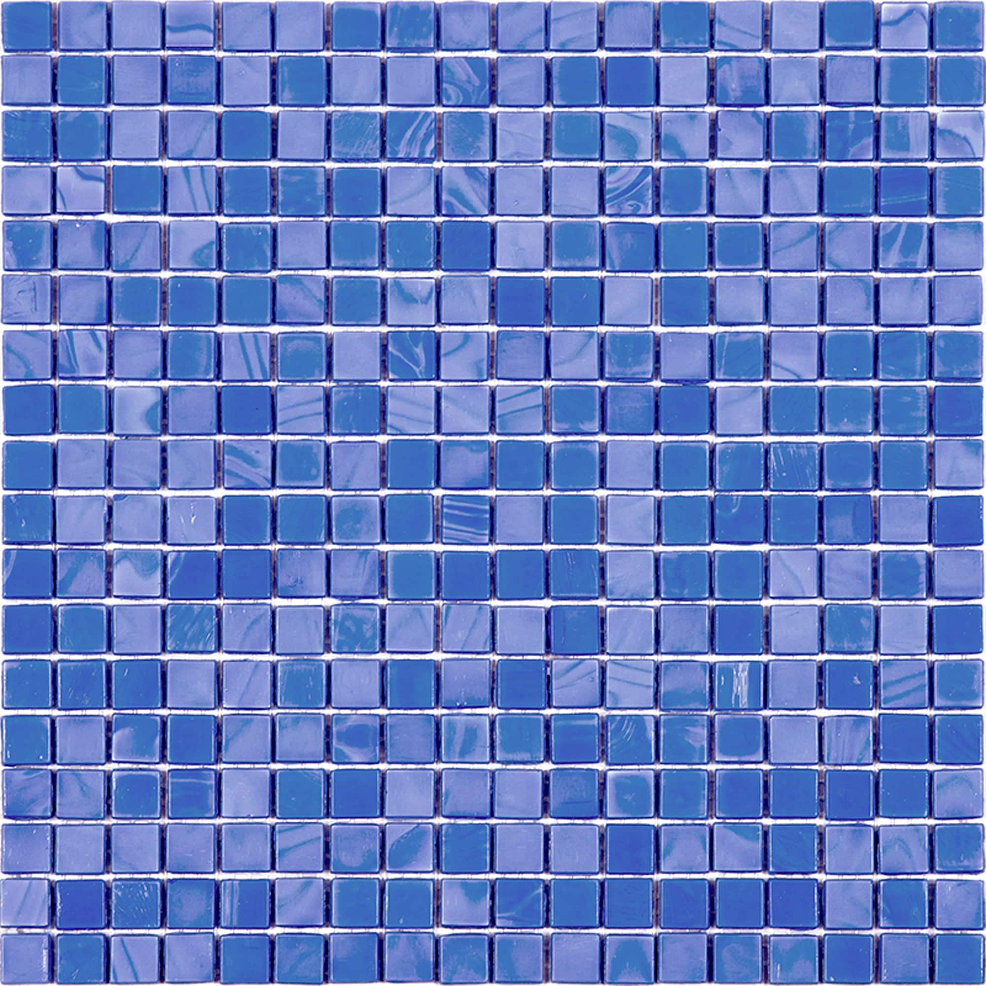 Apollo Tile Skosh Neon Blue 11-1/2-in x 11-1/2-in Glossy Glass Uniform Squares Floor and Wall Tile (18.69-sq. ft/ Carton)