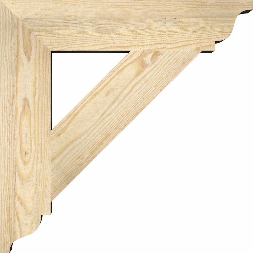 Ekena Millwork BKT04X20X20TRA01RDF Exterior-Brackets-Braces - View #3