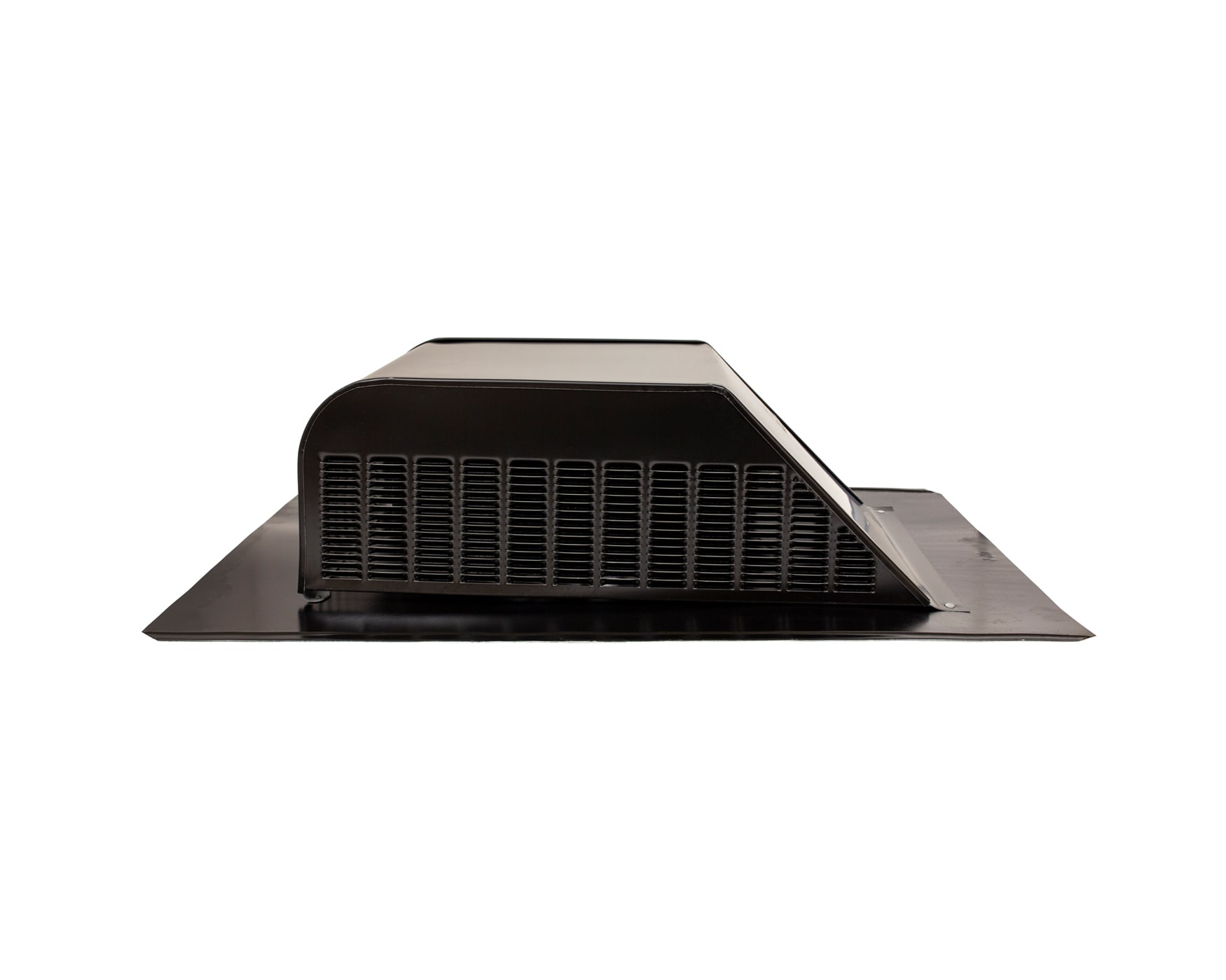 Air Vent Black Galvanized Steel Slant Back Roof Louver In The Roof