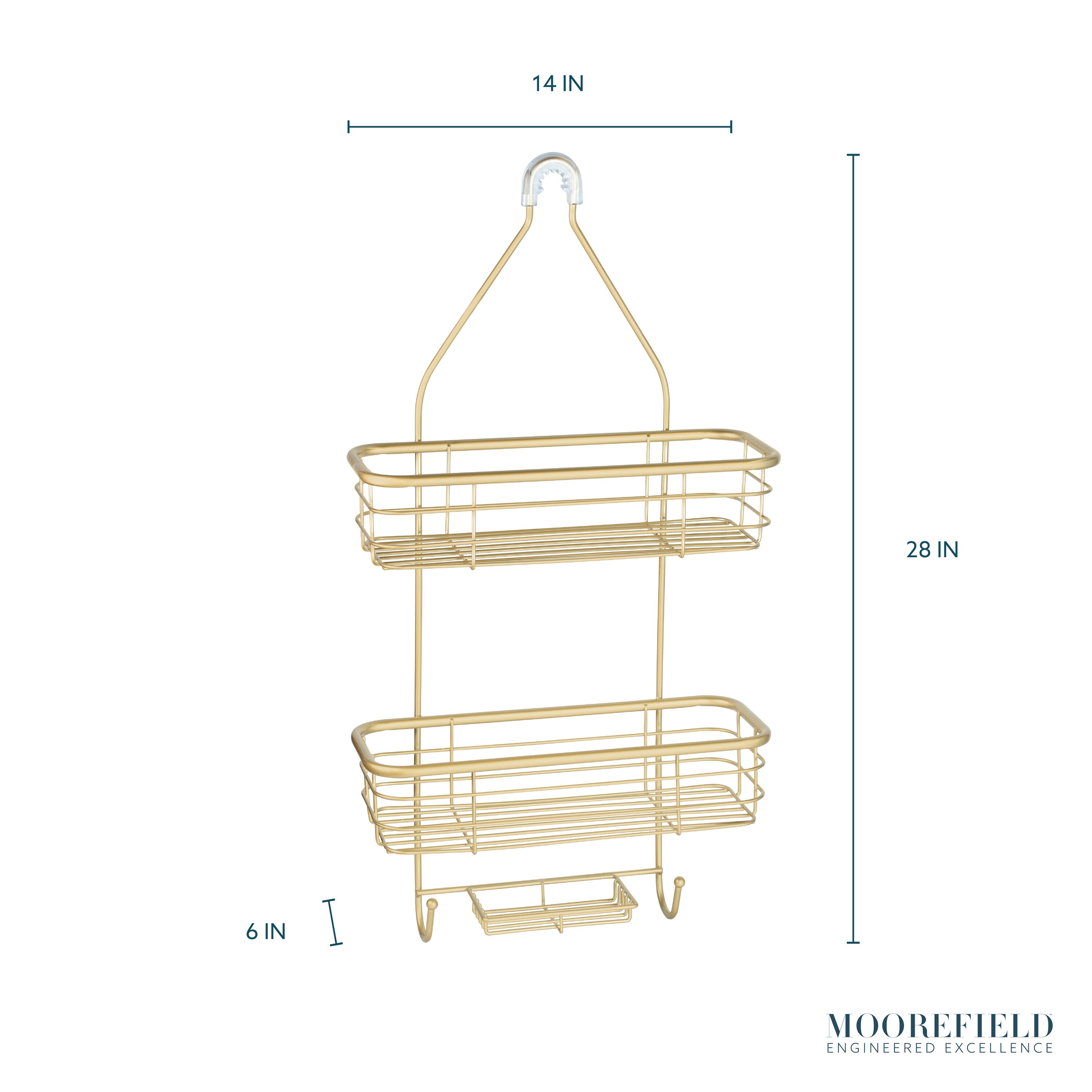 Moorefield SC428GLD Hanging-Shower-Caddies - View #7