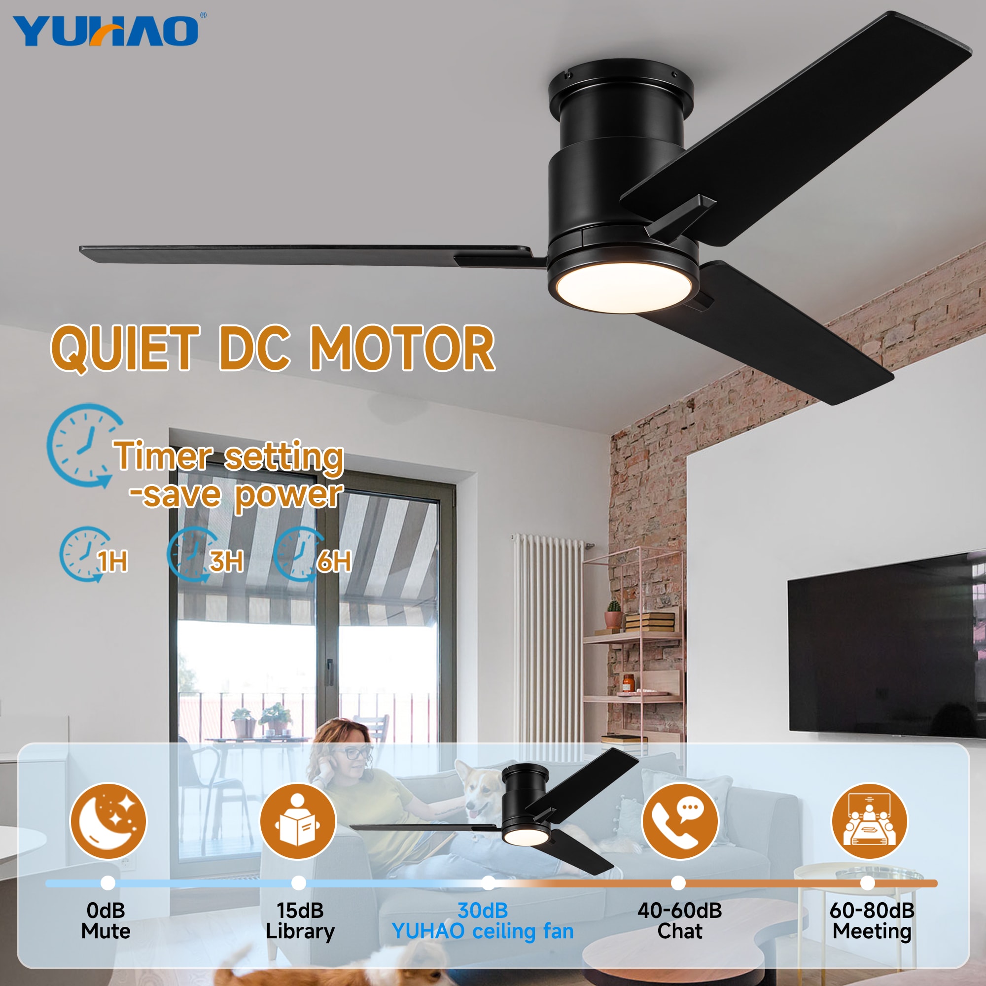 YUHAO LSDY1235XBK52 Ceiling-Fans - View #16