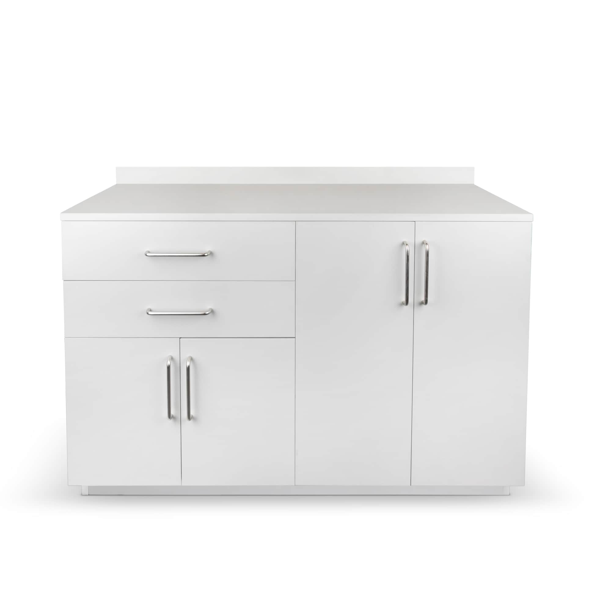 Viva Comfort 48-in W x 36-in H Grey 4-Door 2-Drawer Ready to Assemble Exam Room Base Cabinet