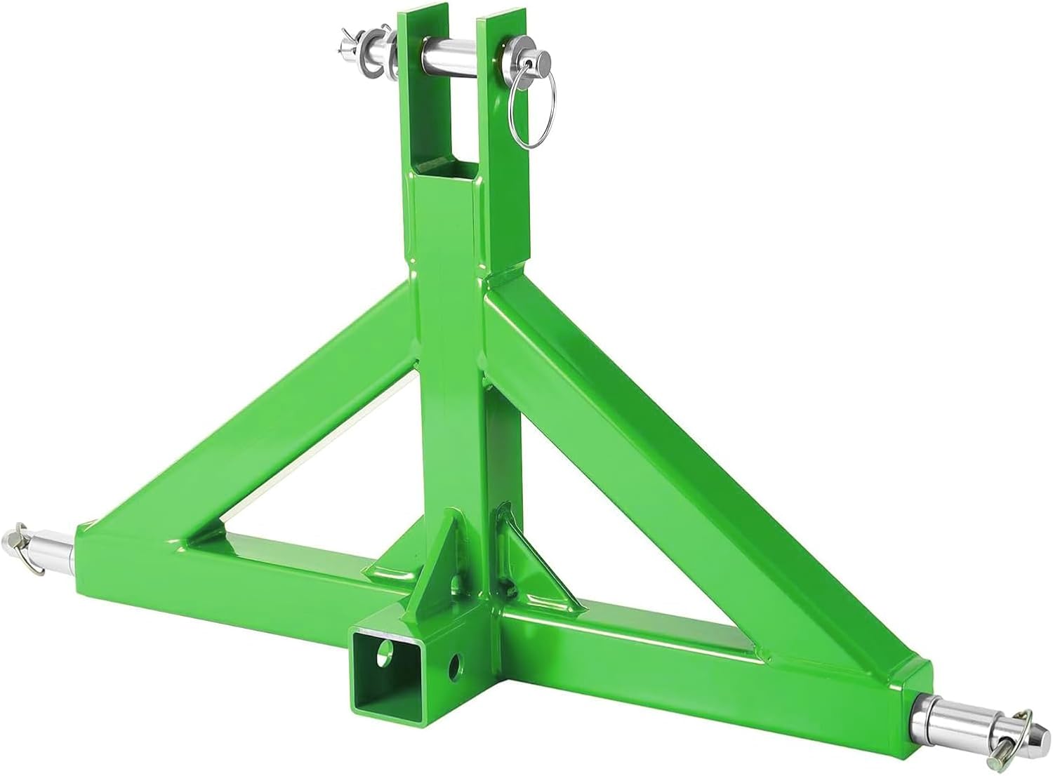 Garvee 3 Point Quick Hitch for Category 1 Tractors 2inch Trailer Receiver and Ball Hitch Combo with Towing Hook Heavy Duty Drawbar Attachment