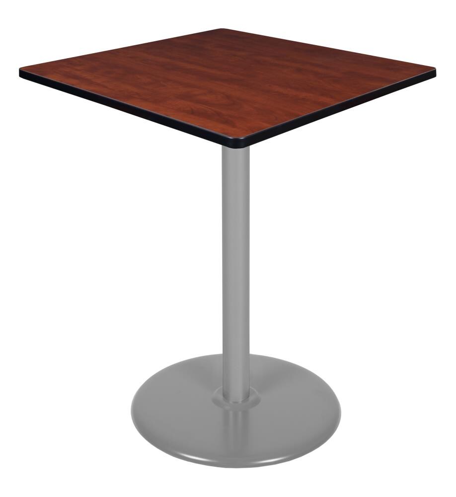 Regency TVCP3636CHGY Breakroom Red 4-Person Training Table (36-in W x 42-in H)