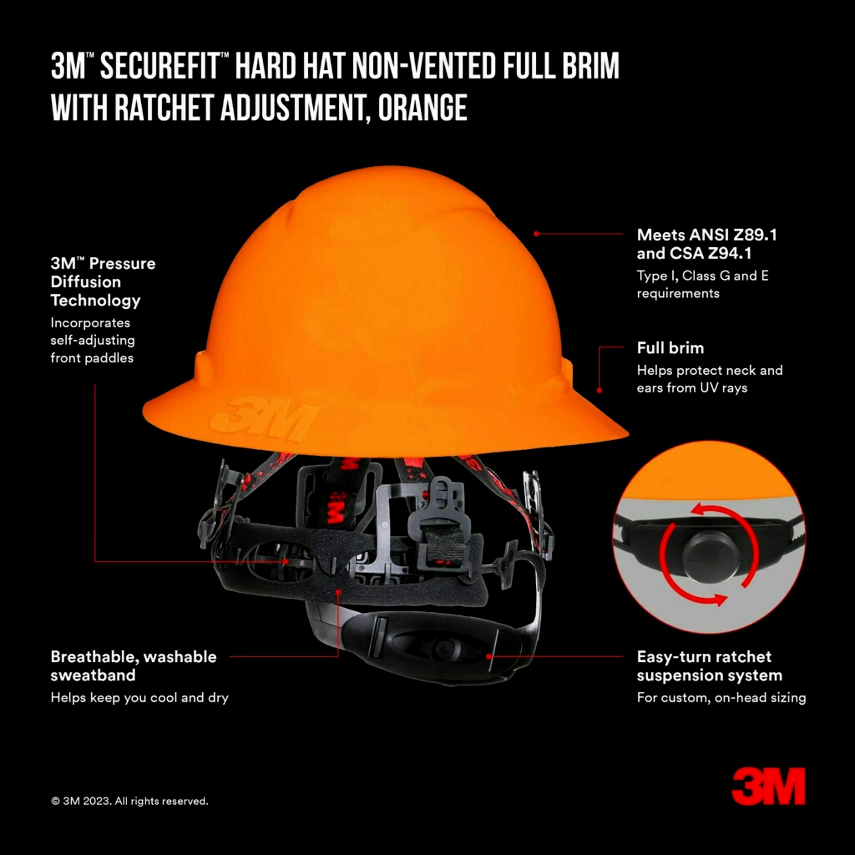 3M CHH-FB-R-O6-SL Safety-Hats - View #5