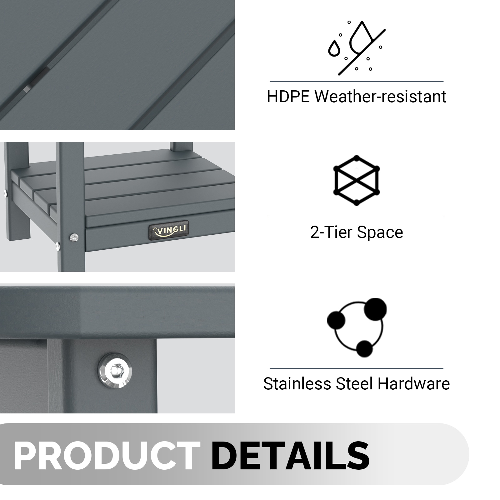 VINGLI LS-G56001045 Patio-Tables - View #3