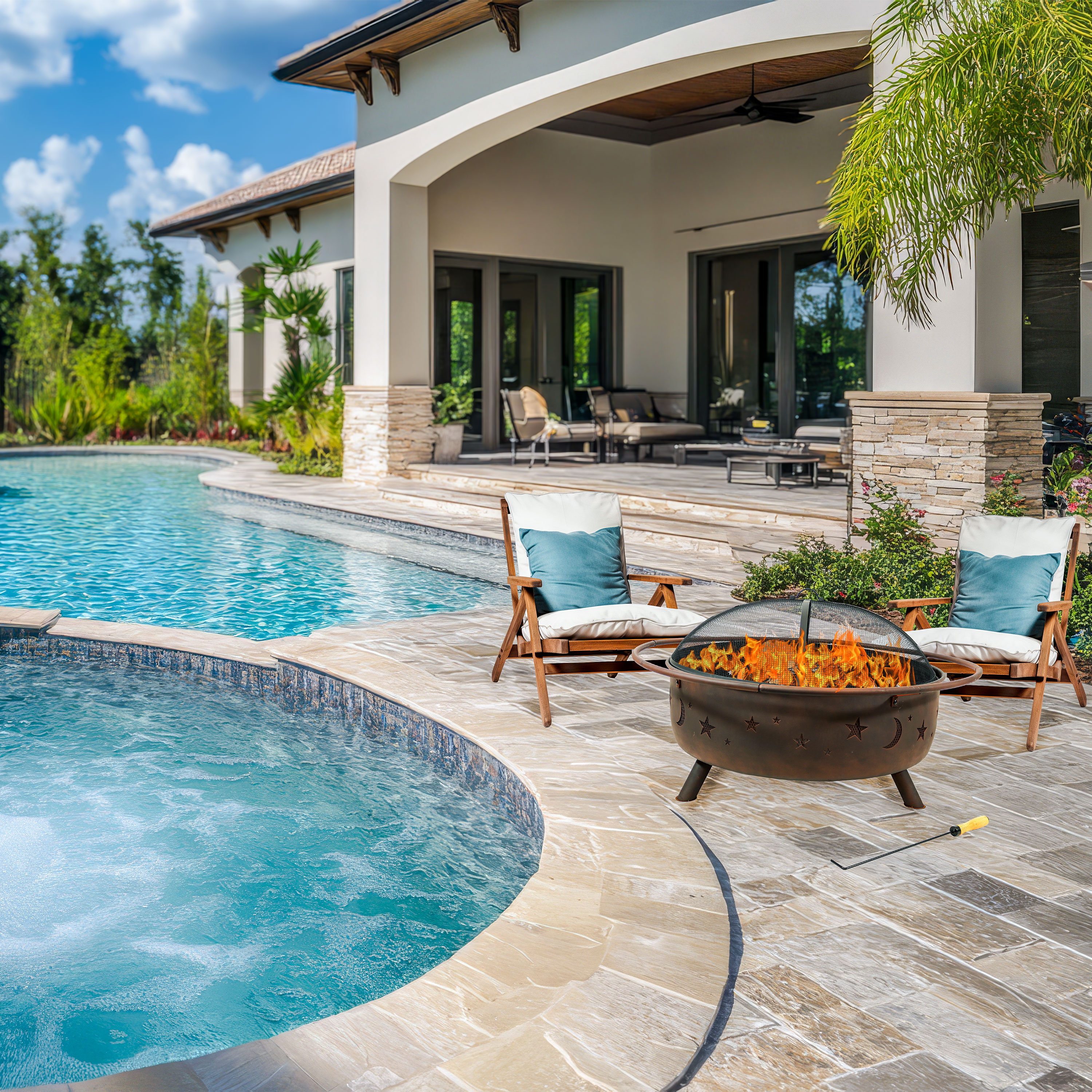 Sunnydaze Decor NB-SMS202 Outdoor-Woodburning-Firepits - View #14